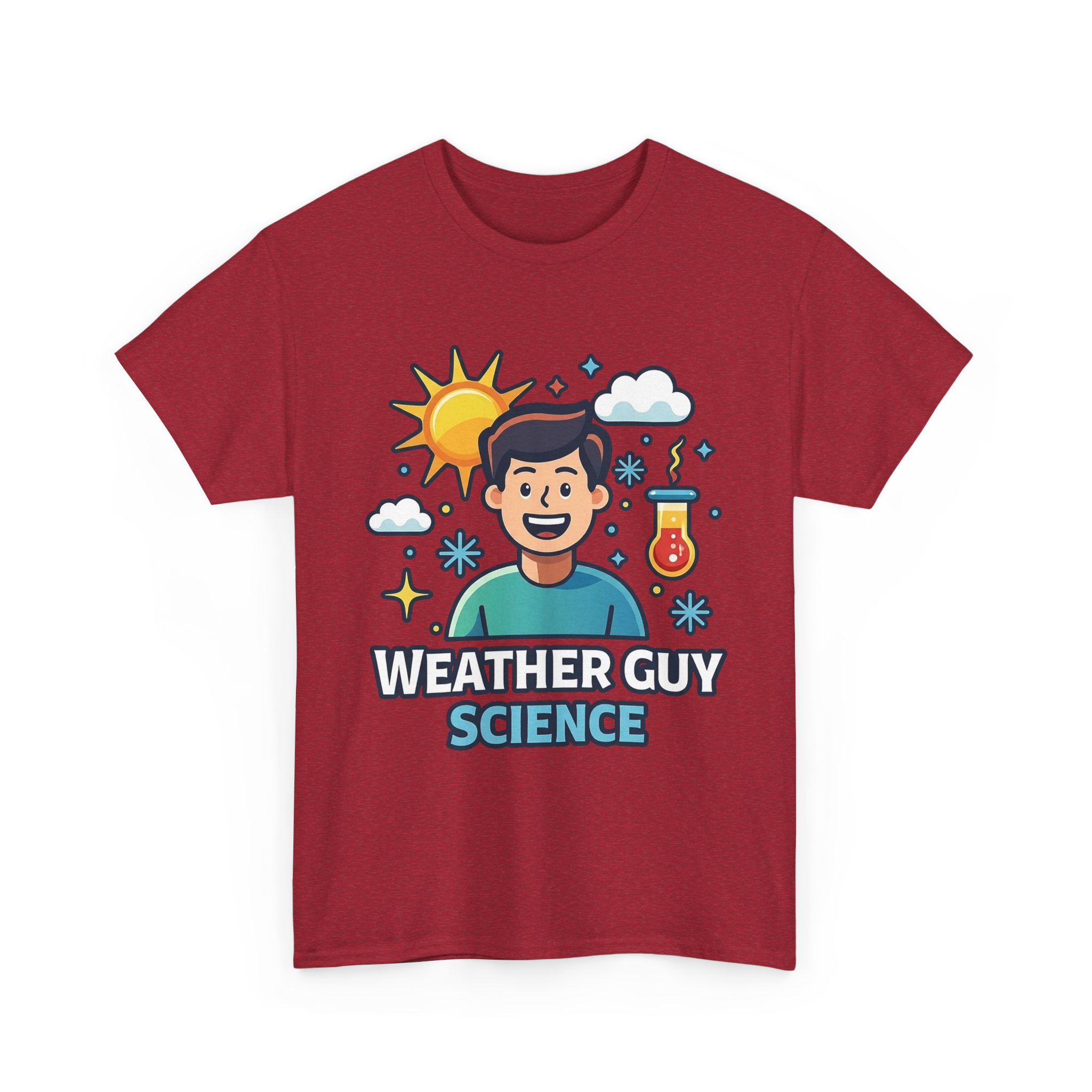 Weather Guy Science T-Shirt | God Made Science Genesis 1:1 Tee - Image 39