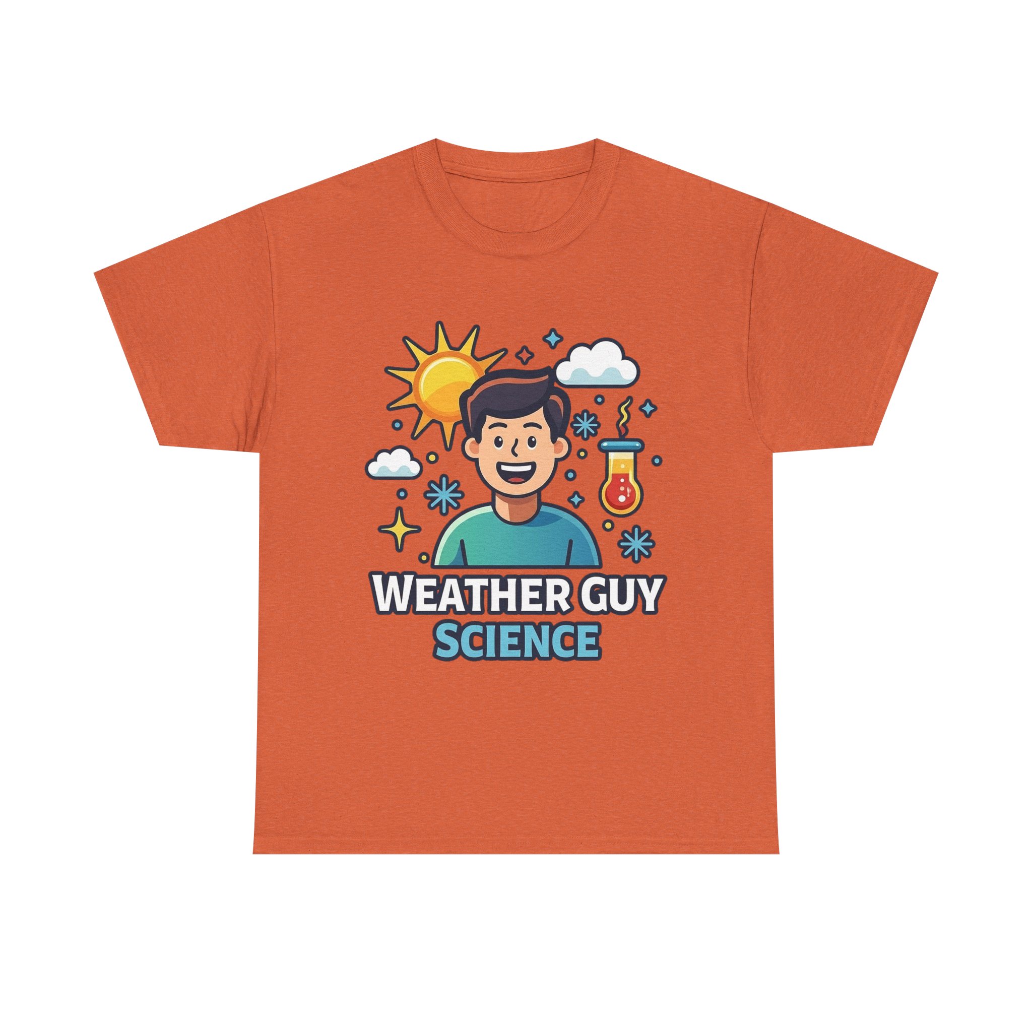 Weather Guy Science T-Shirt | God Made Science Genesis 1:1 Tee - Image 9