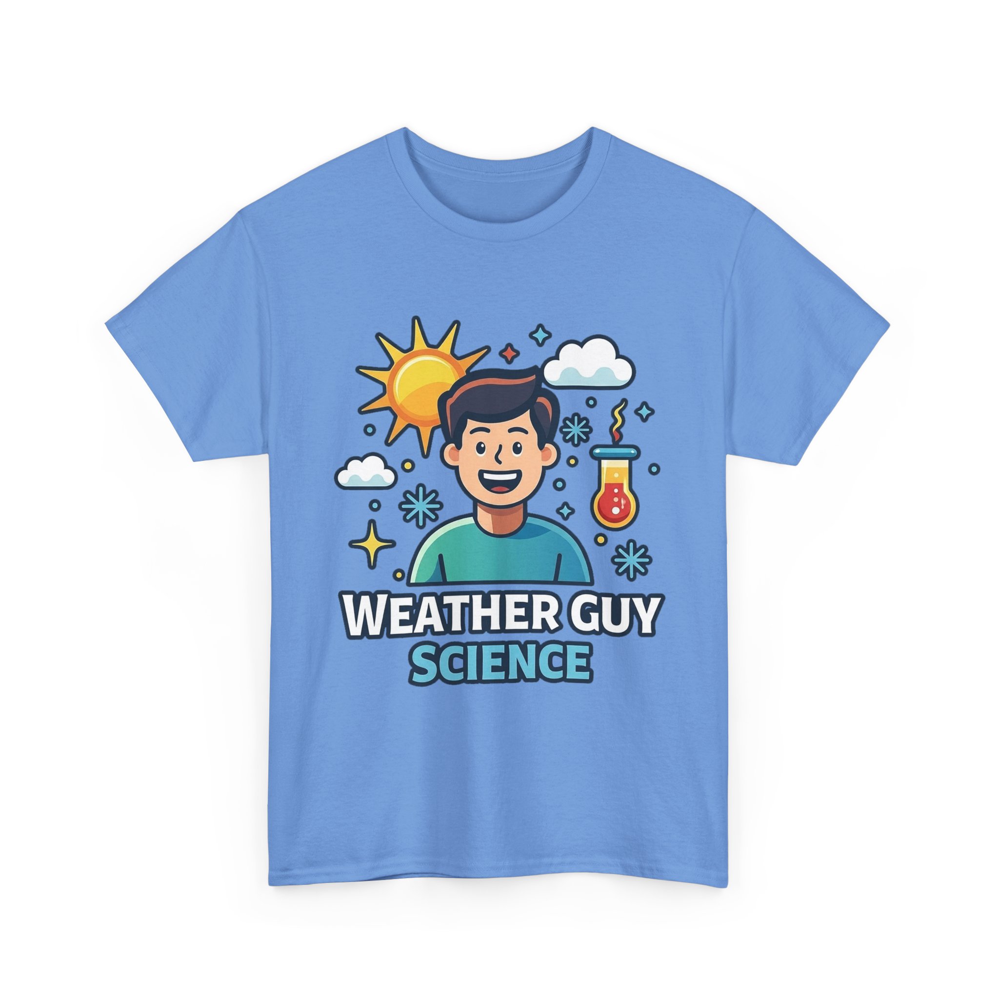 Weather Guy Science T-Shirt | God Made Science Genesis 1:1 Tee - Image 27