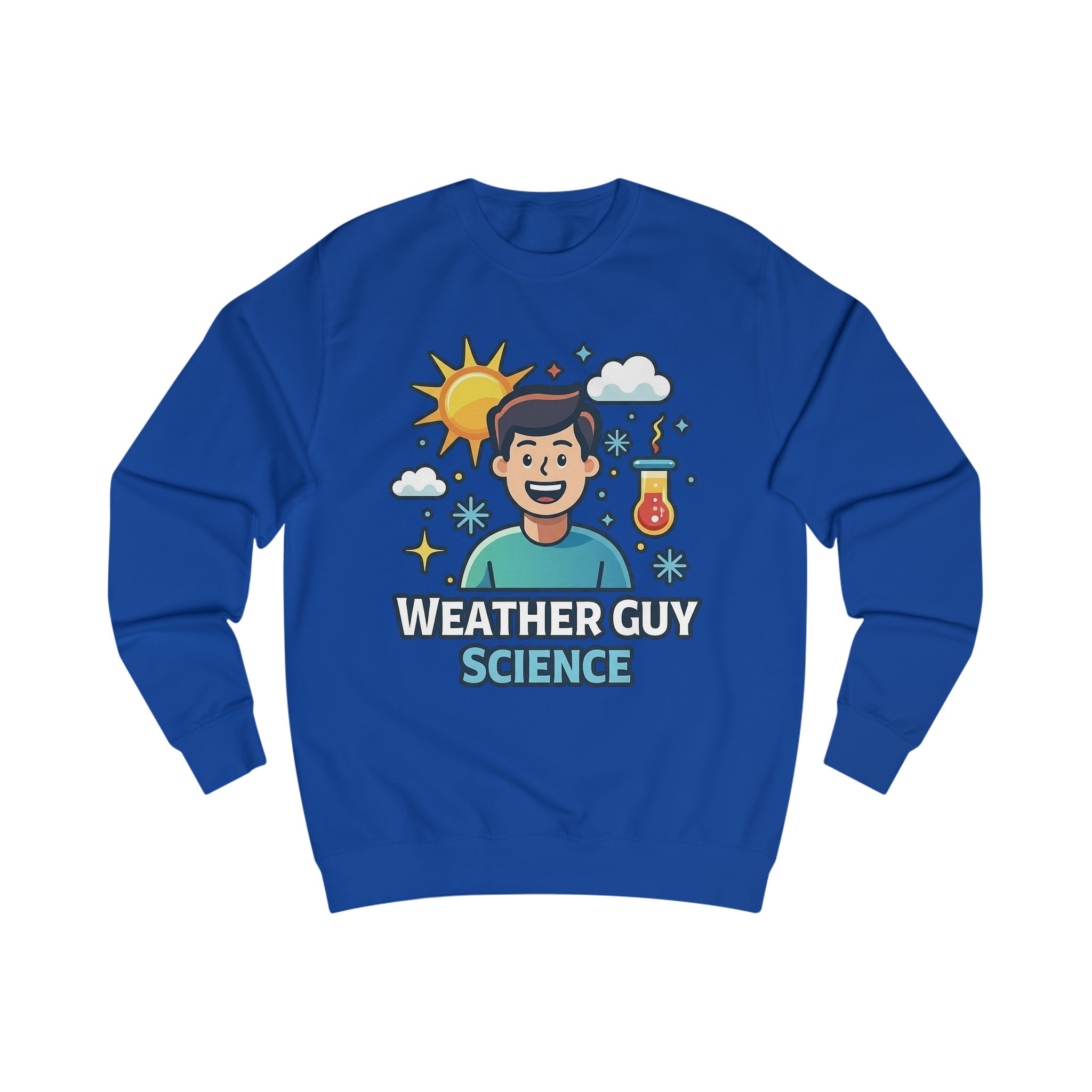 Weather Guy Science Sweatshirt — "God Made Science" Back Design - Image 13
