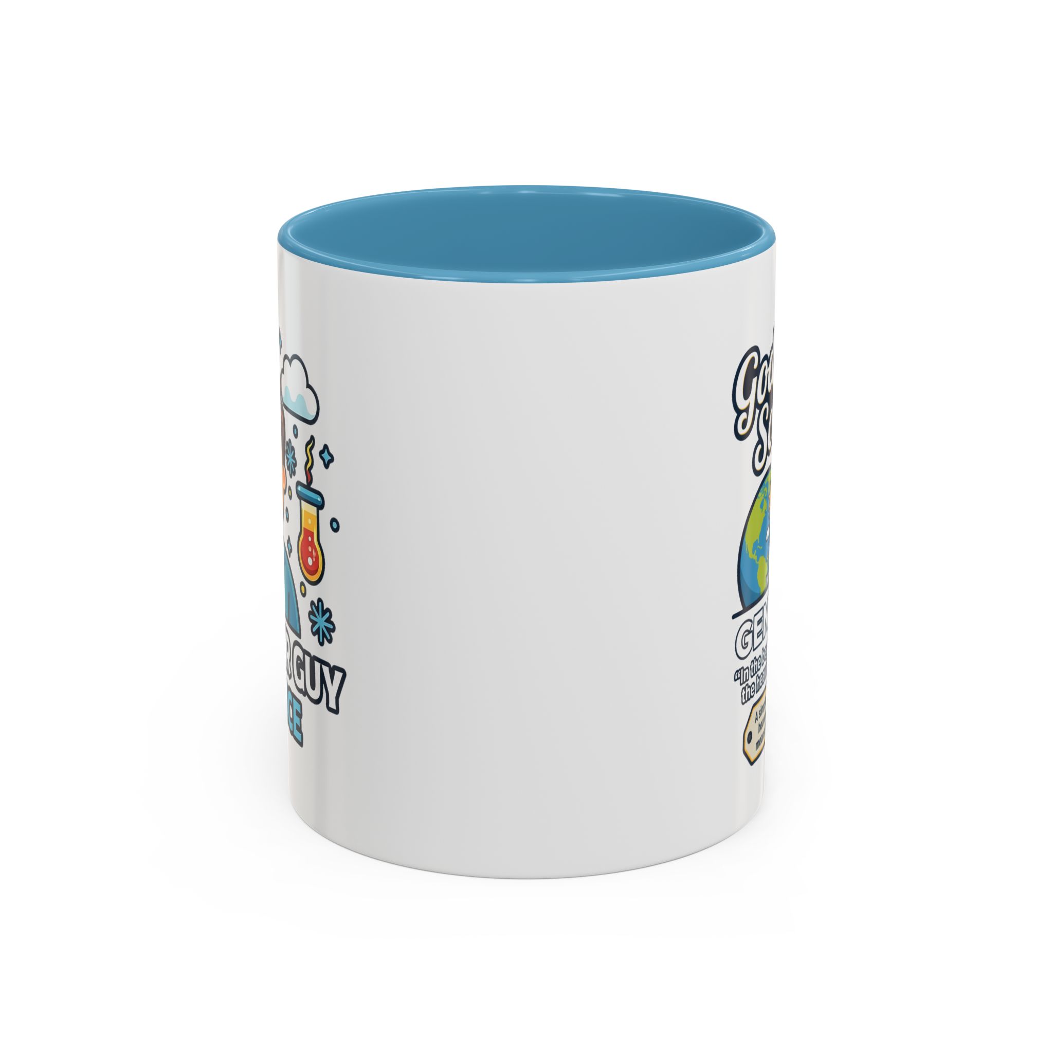 God Made Science Coffee Mug — "Genesis 1:1" Christian Faith & Science Accent Mug - Image 42