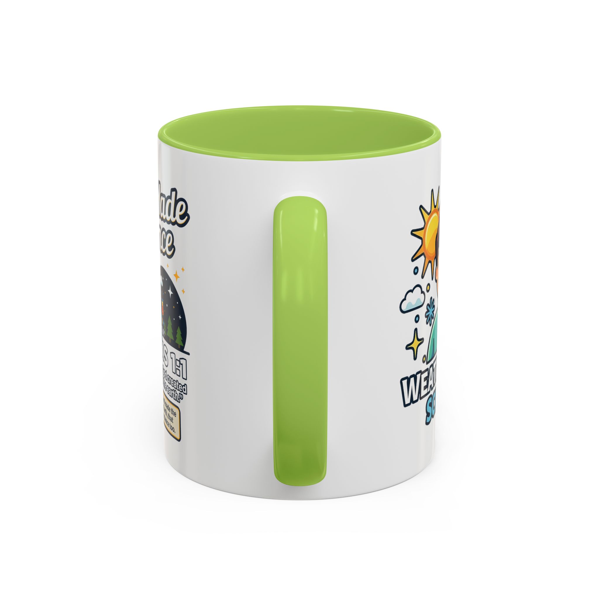 God Made Science Coffee Mug — "Genesis 1:1" Christian Faith & Science Accent Mug - Image 75