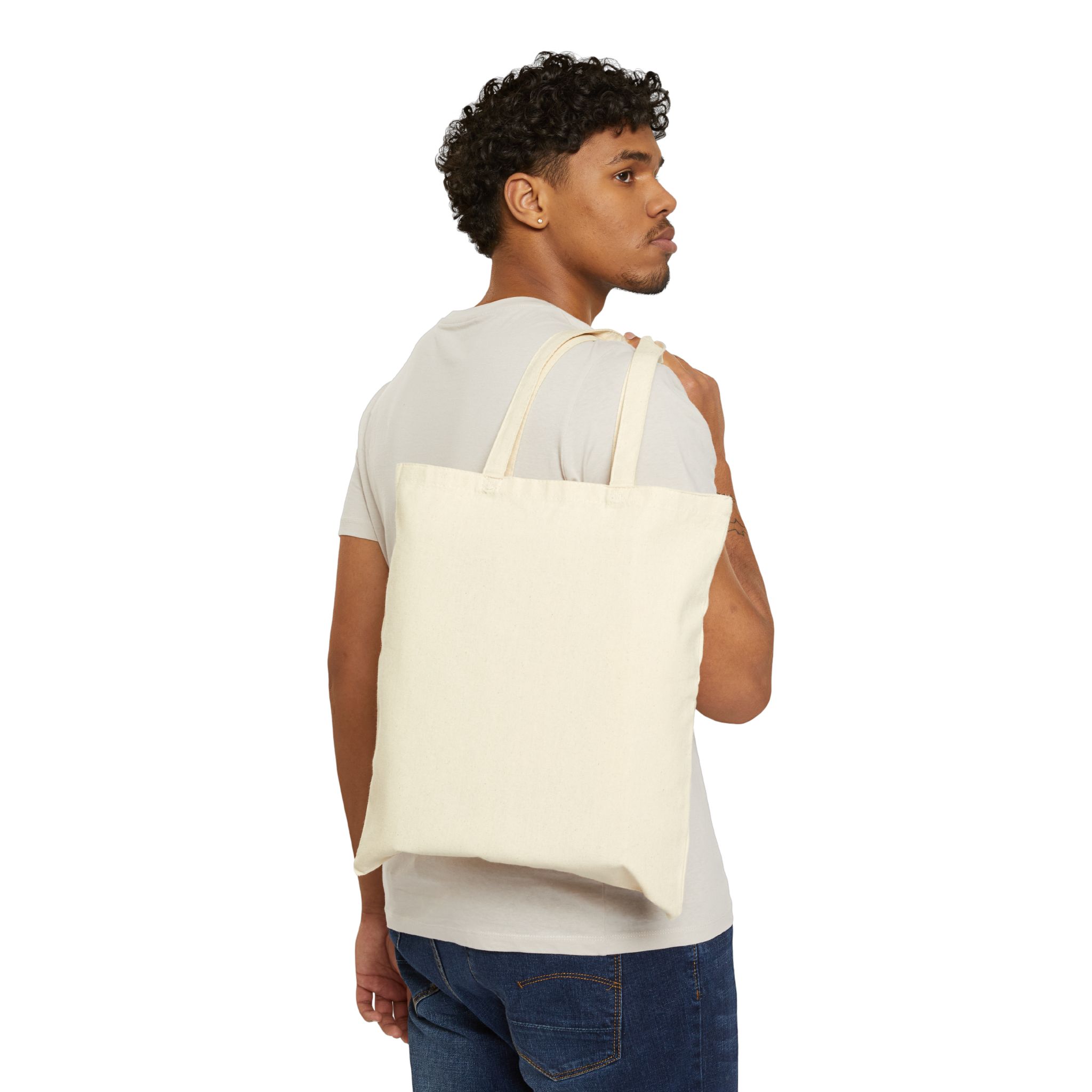 Cotton Canvas Tote Bag - Logo Only - Image 4