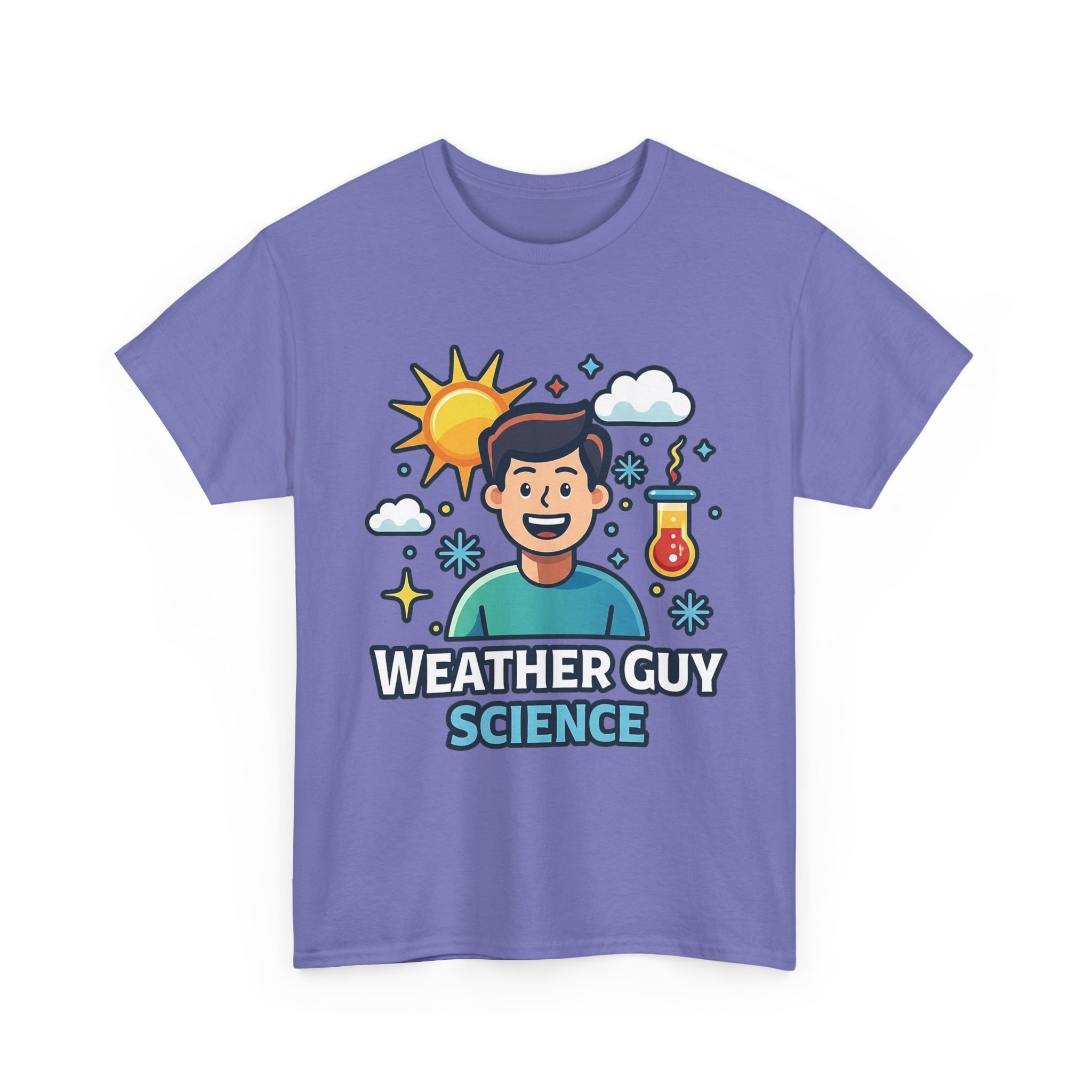 Weather Guy Science T-Shirt - Front Print Only - Image 58