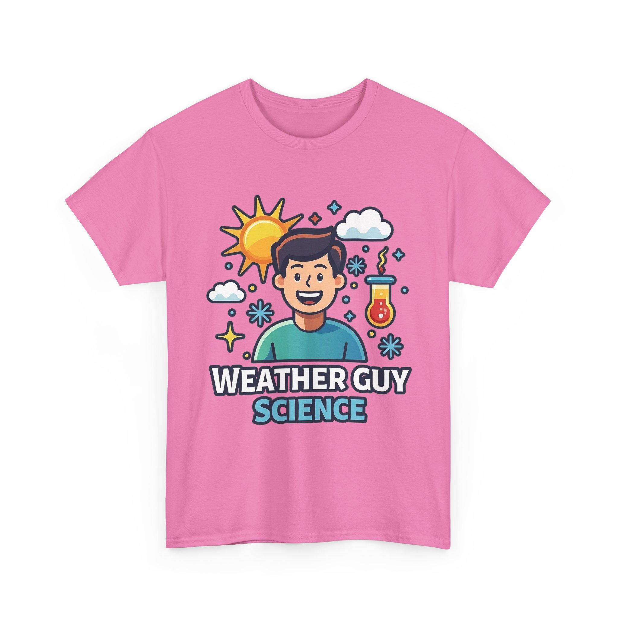 Weather Guy Science T-Shirt - Front Print Only - Image 65