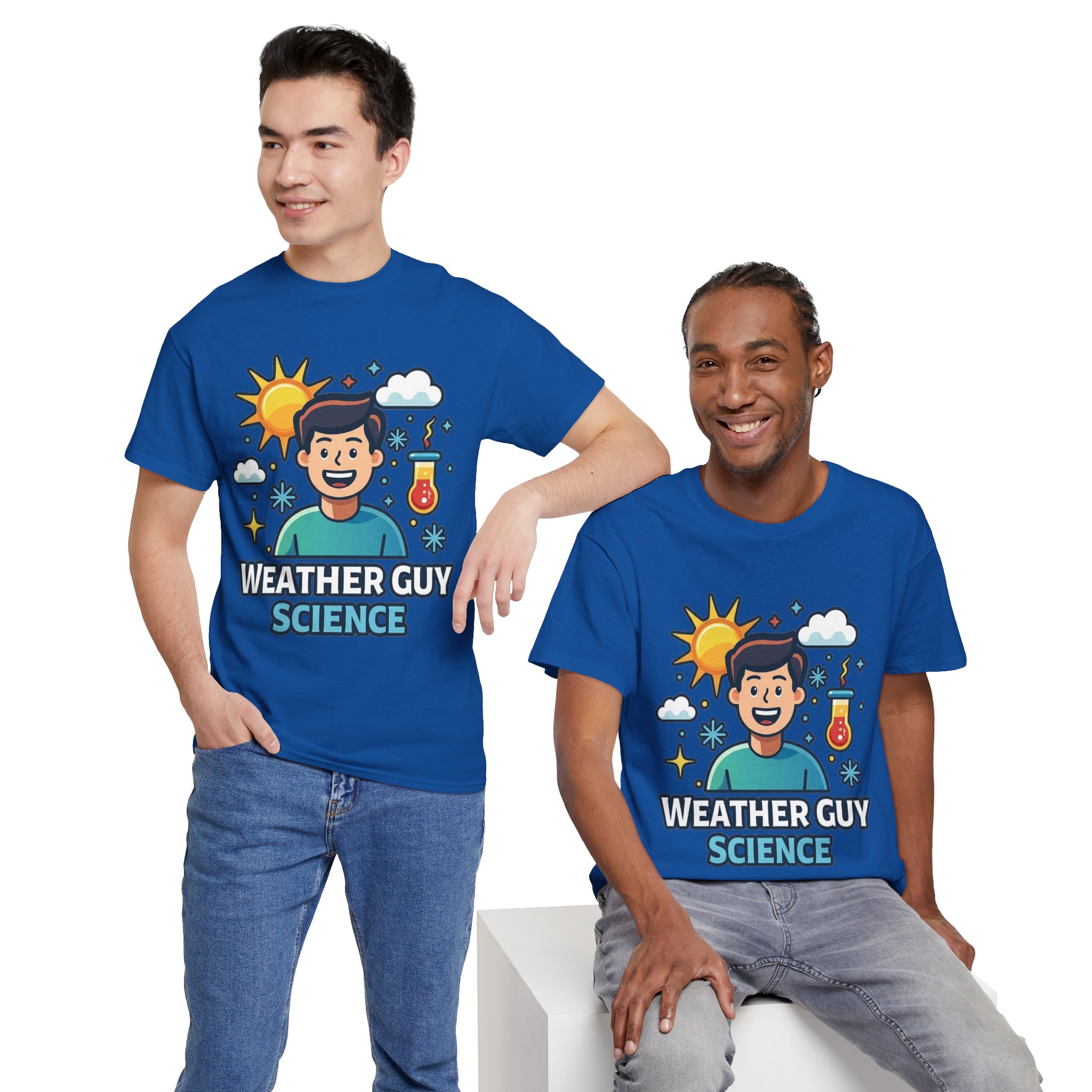 Weather Guy Science T-Shirt - Front Print Only - Image 54