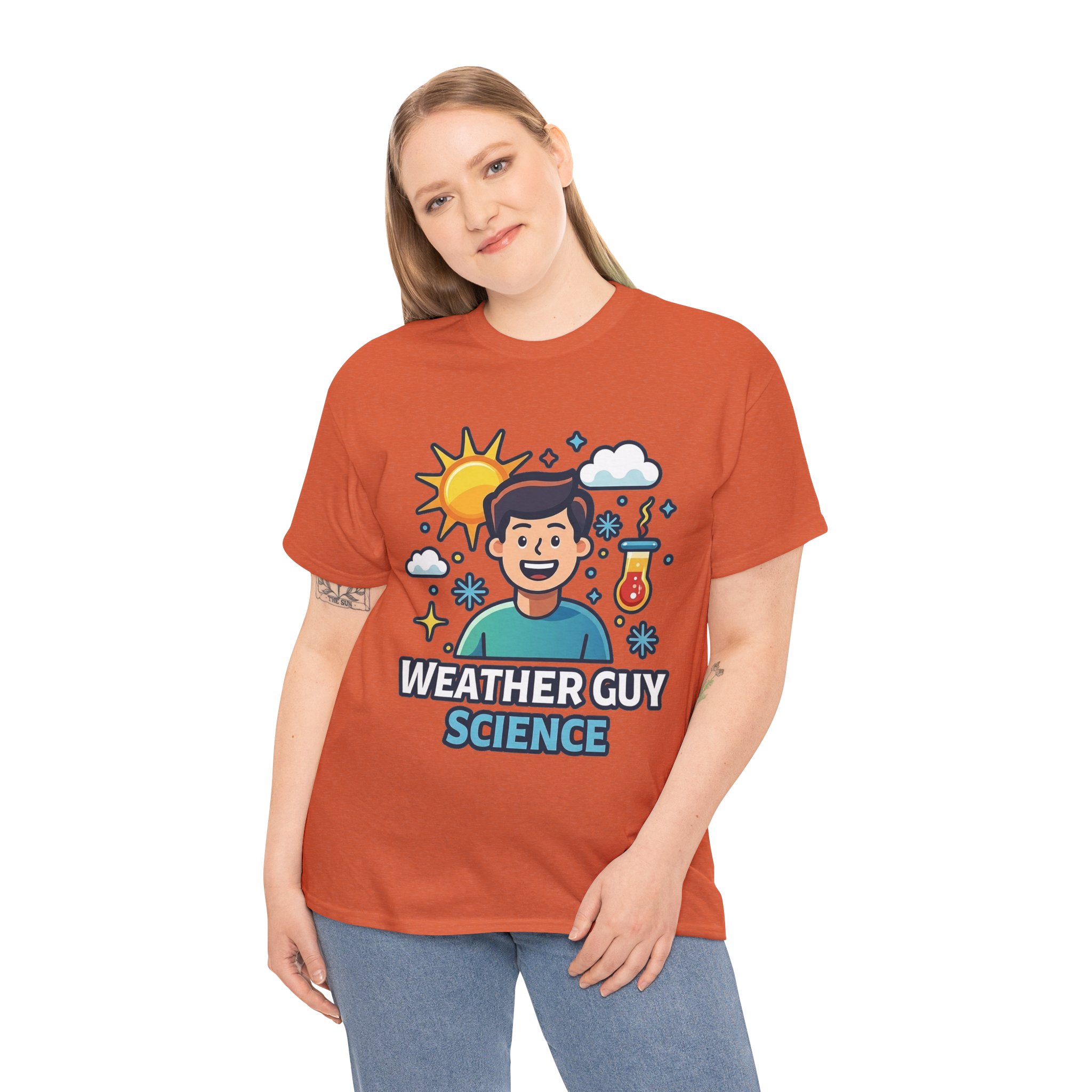 Weather Guy Science T-Shirt - Front Print Only - Image 18