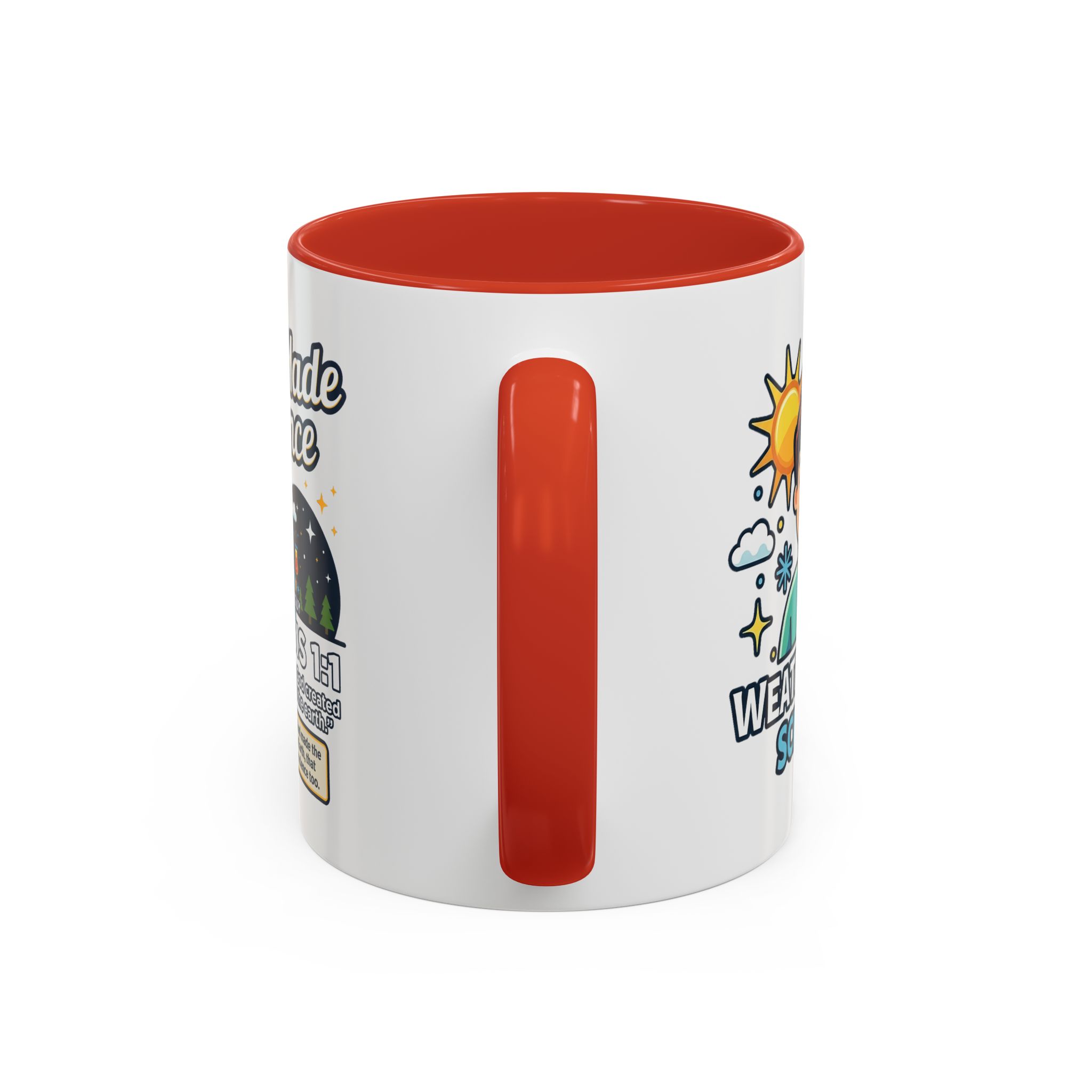God Made Science Coffee Mug — "Genesis 1:1" Christian Faith & Science Accent Mug - Image 20