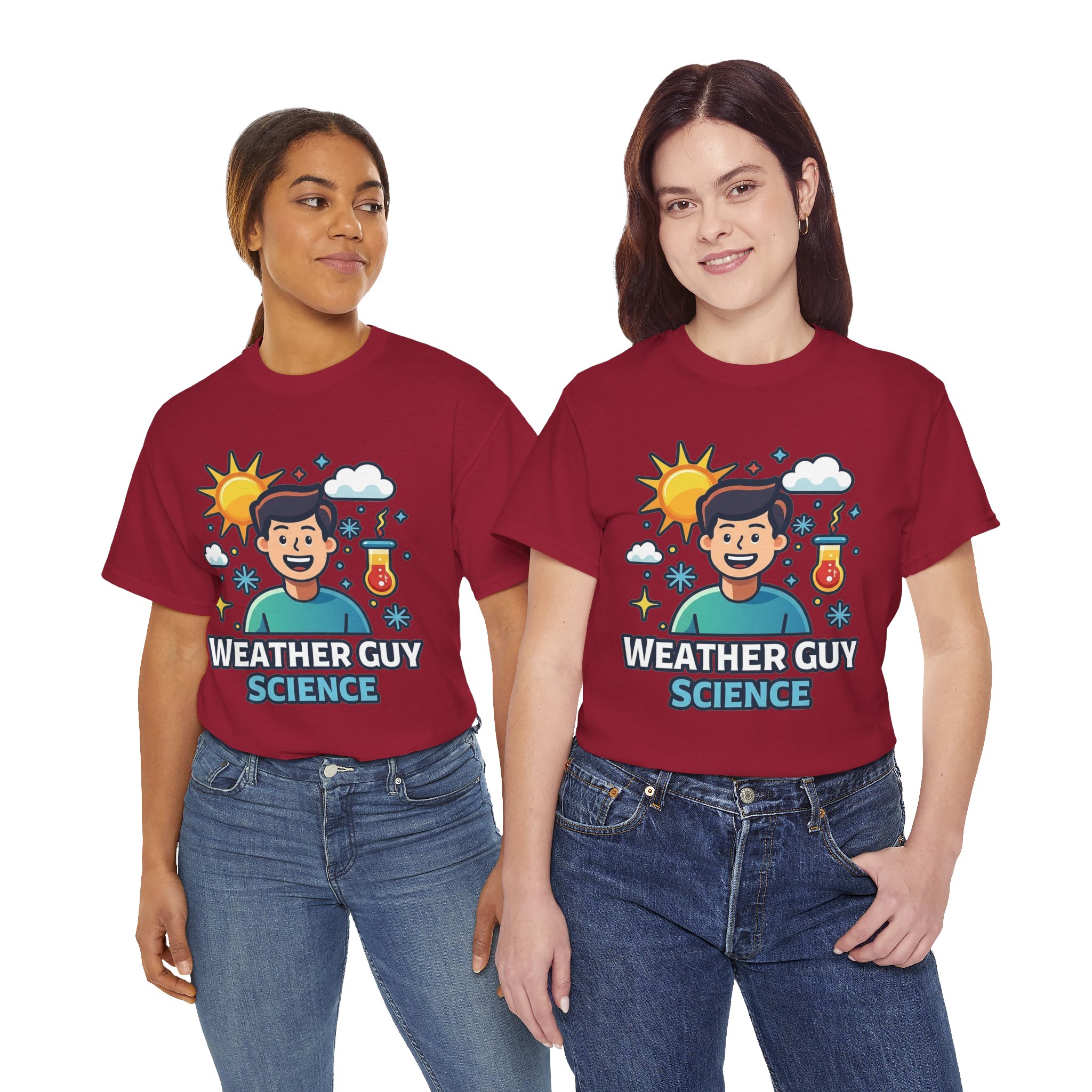 Weather Guy Science T-Shirt - Front Print Only - Image 76