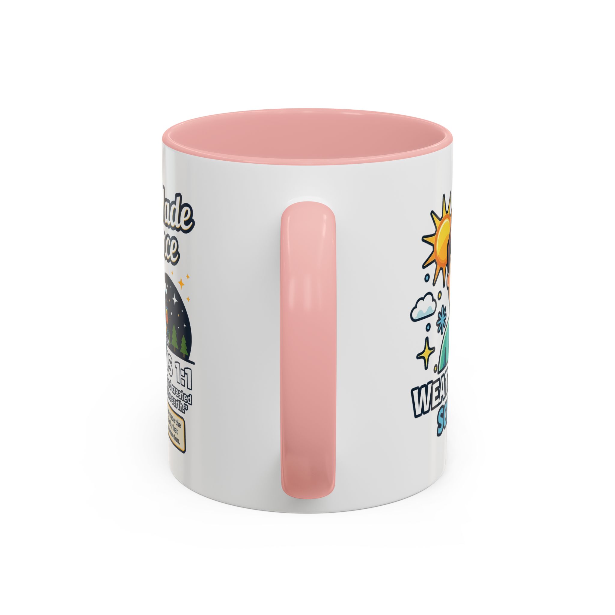 God Made Science Coffee Mug — "Genesis 1:1" Christian Faith & Science Accent Mug - Image 15