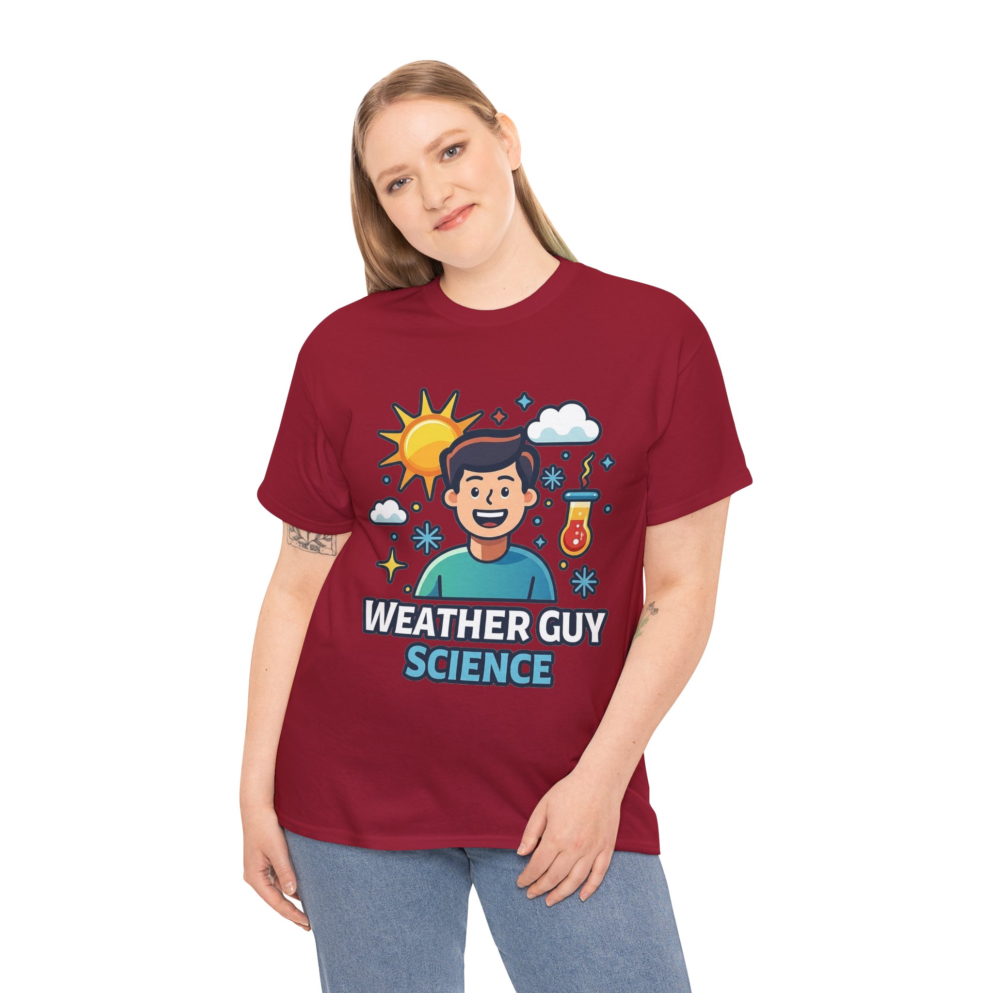 Weather Guy Science T-Shirt - Front Print Only - Image 74