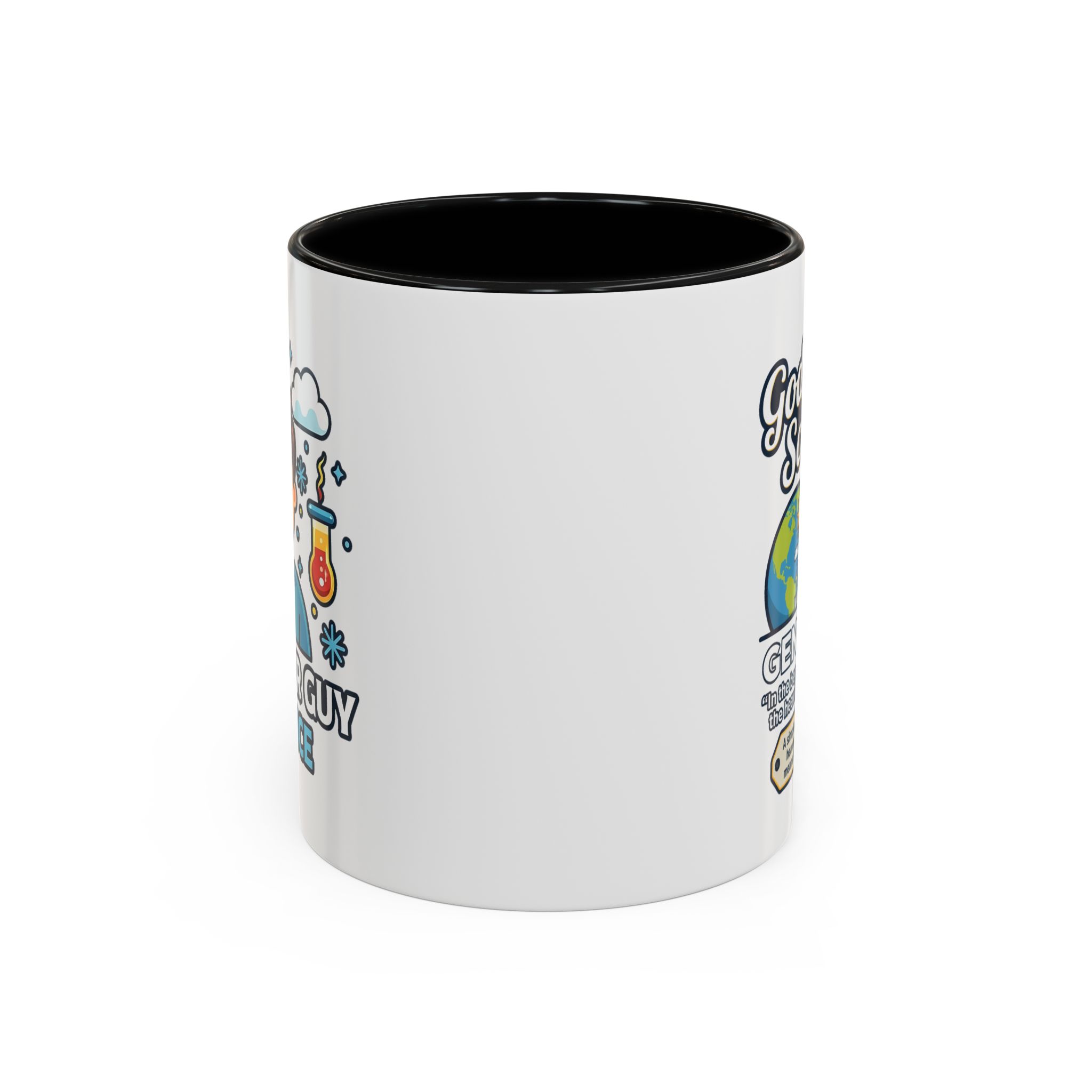 God Made Science Coffee Mug — "Genesis 1:1" Christian Faith & Science Accent Mug - Image 7