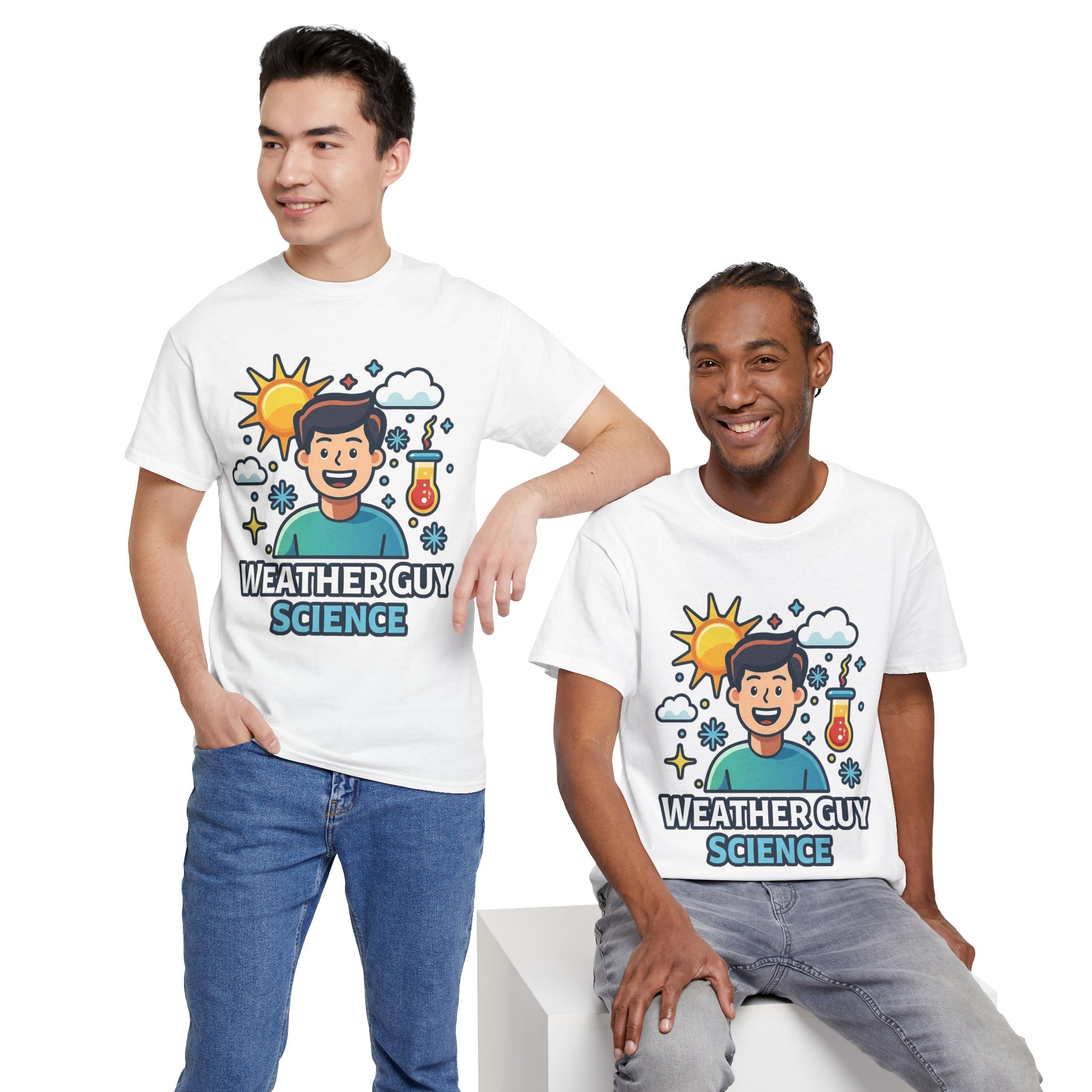 Weather Guy Science T-Shirt - Front Print Only - Image 5