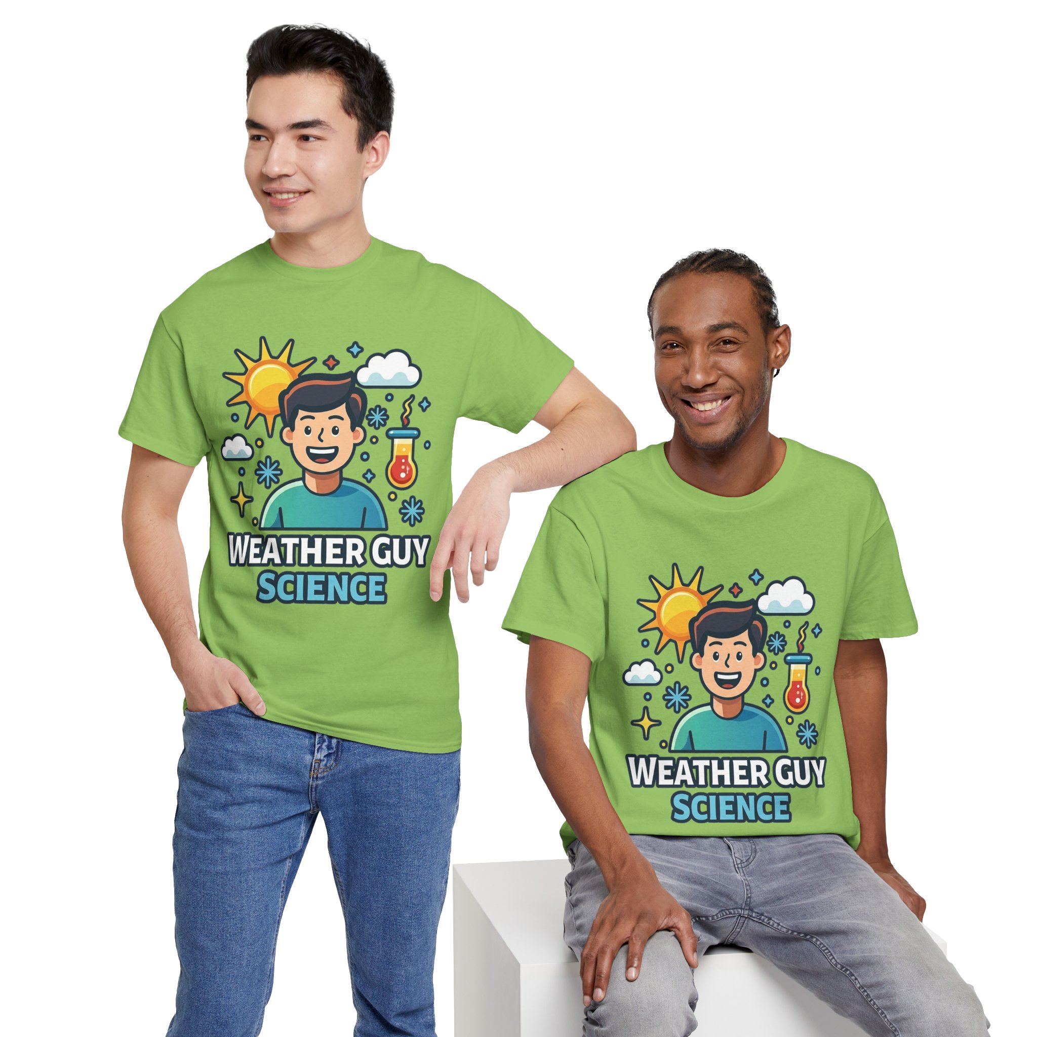 Weather Guy Science T-Shirt - Front Print Only - Image 33