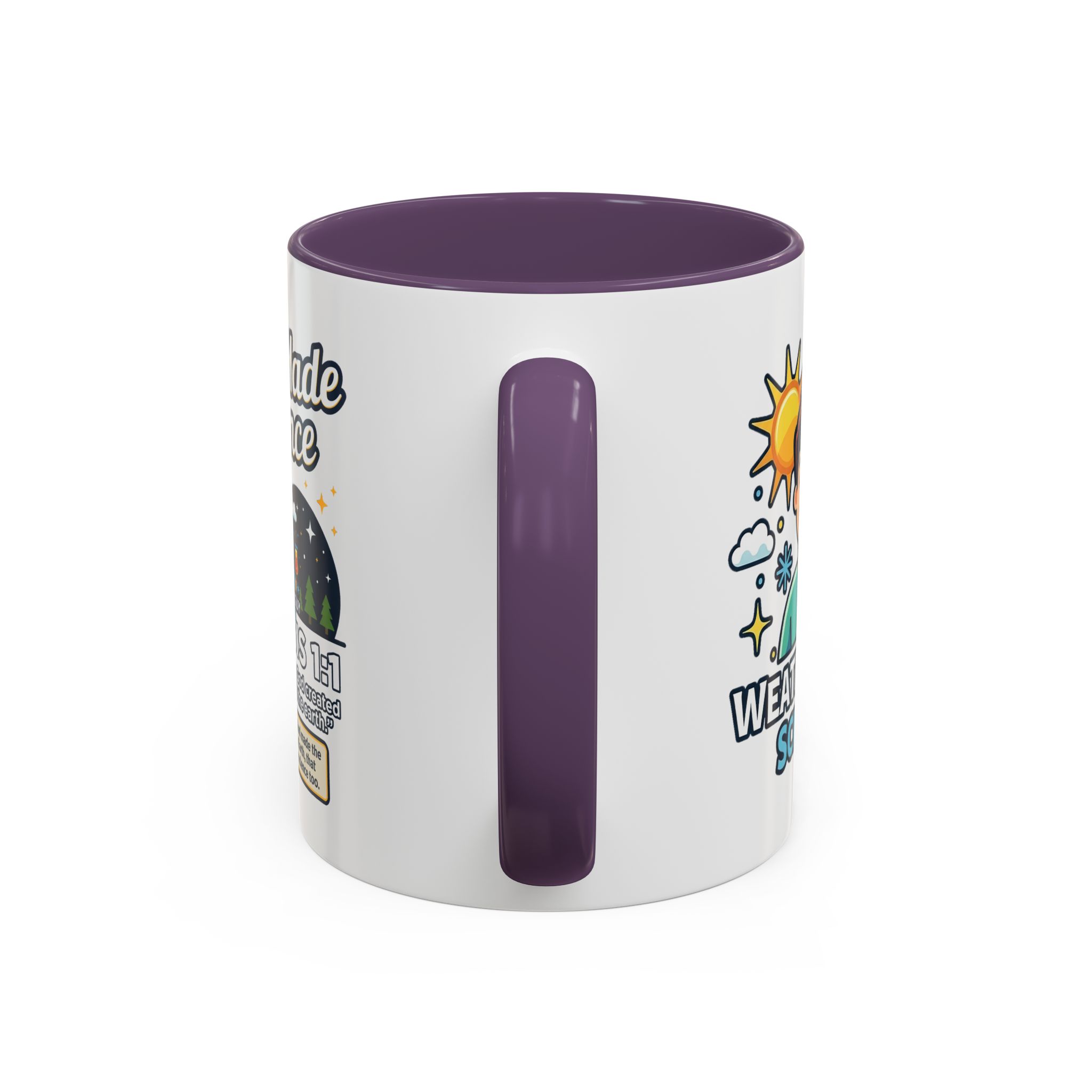 God Made Science Coffee Mug — "Genesis 1:1" Christian Faith & Science Accent Mug - Image 80