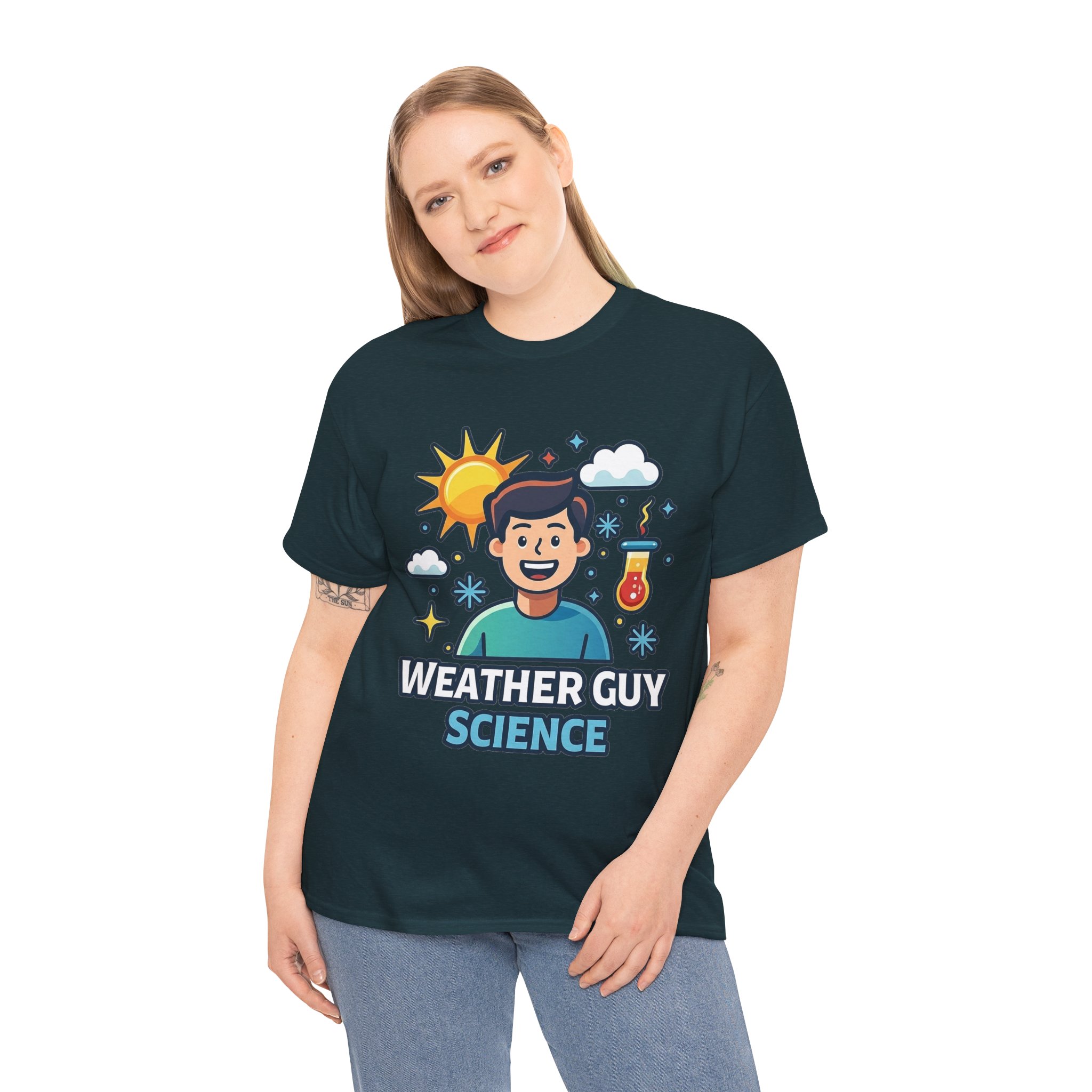 Weather Guy Science T-Shirt - Front Print Only - Image 46