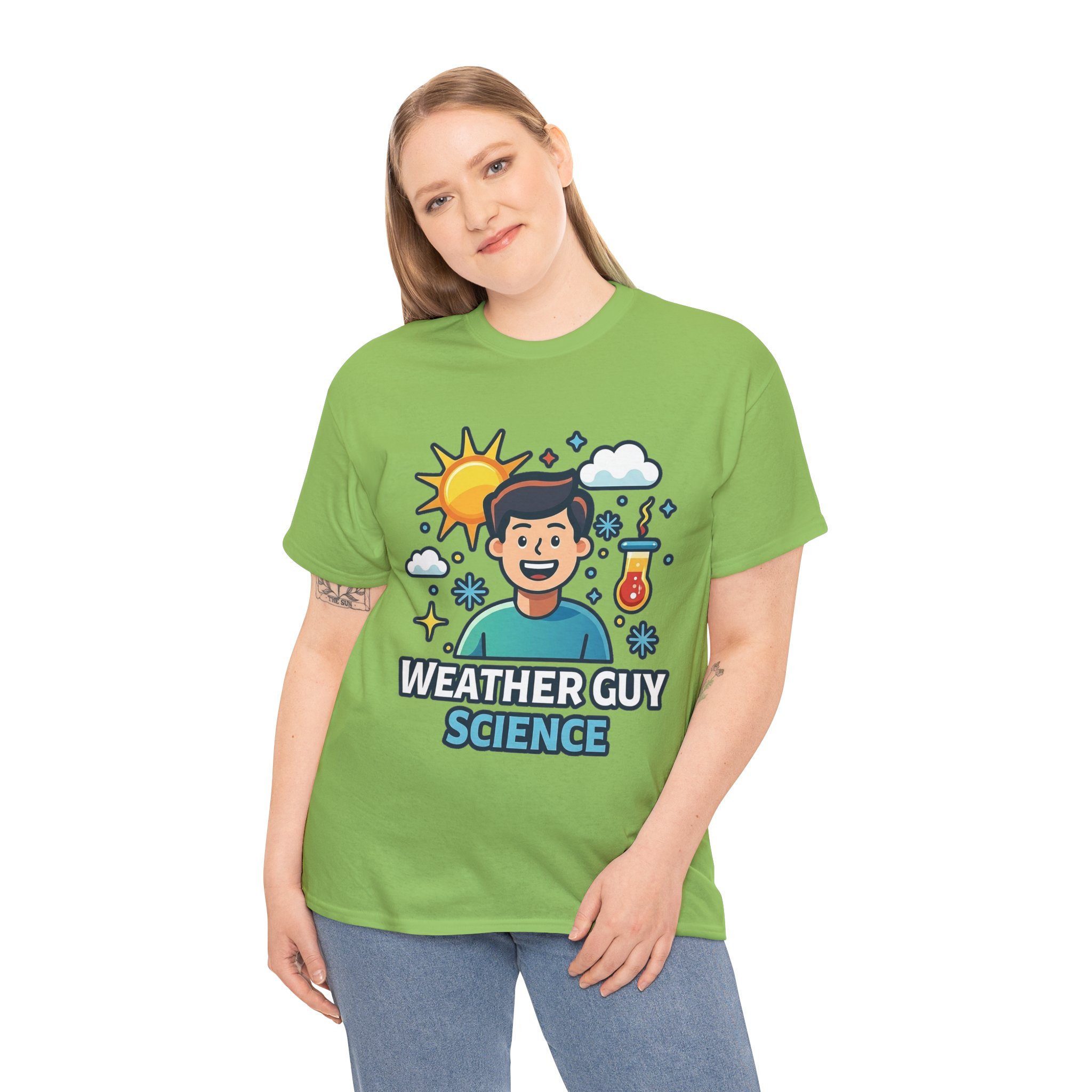 Weather Guy Science T-Shirt - Front Print Only - Image 32