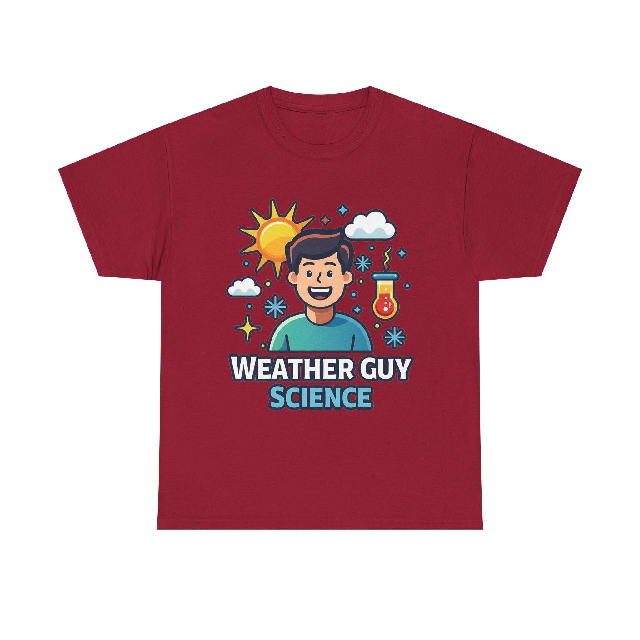 Weather Guy Science T-Shirt - Front Print Only - Image 70