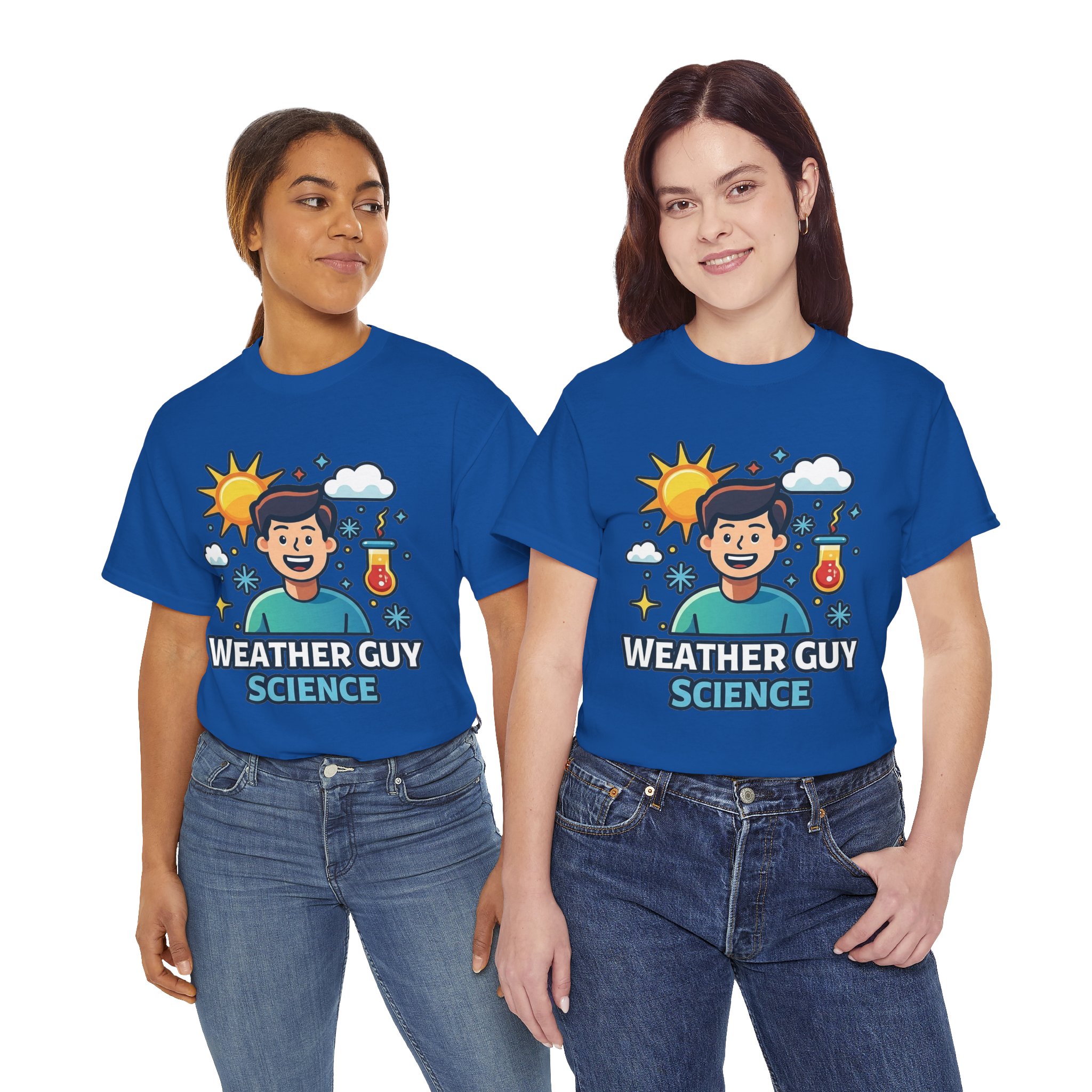 Weather Guy Science T-Shirt - Front Print Only - Image 55