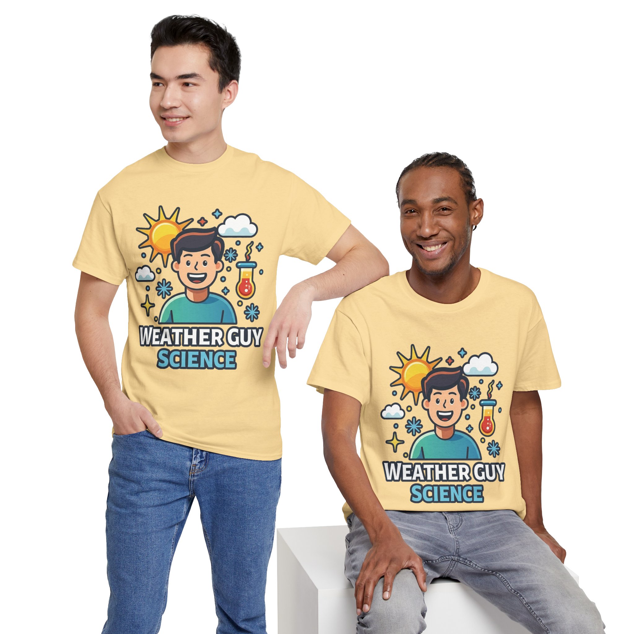 Weather Guy Science T-Shirt - Front Print Only - Image 12