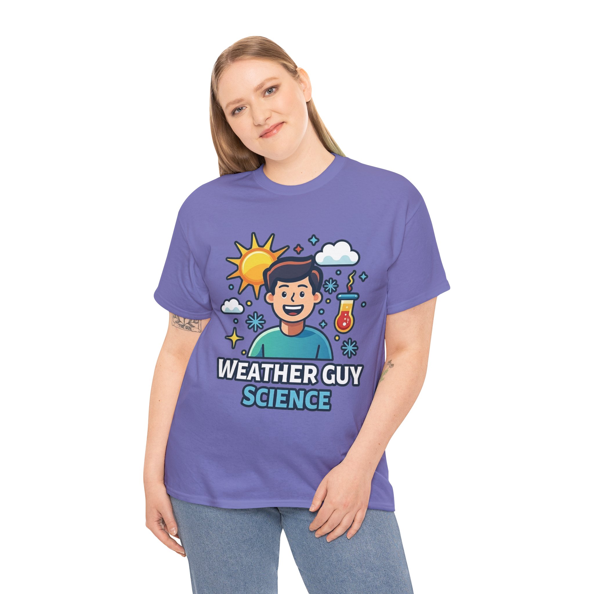 Weather Guy Science T-Shirt - Front Print Only - Image 60