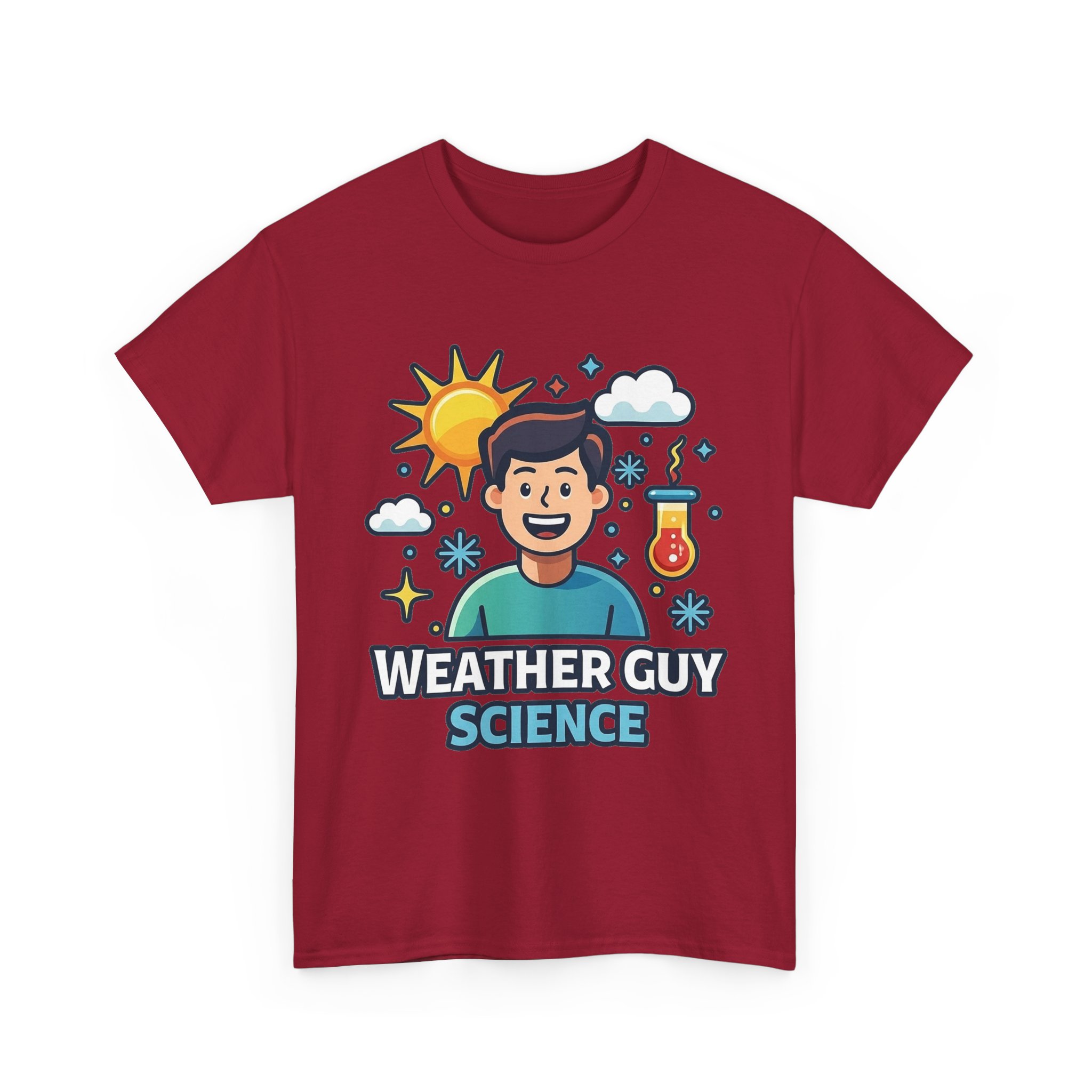 Weather Guy Science T-Shirt - Front Print Only - Image 72