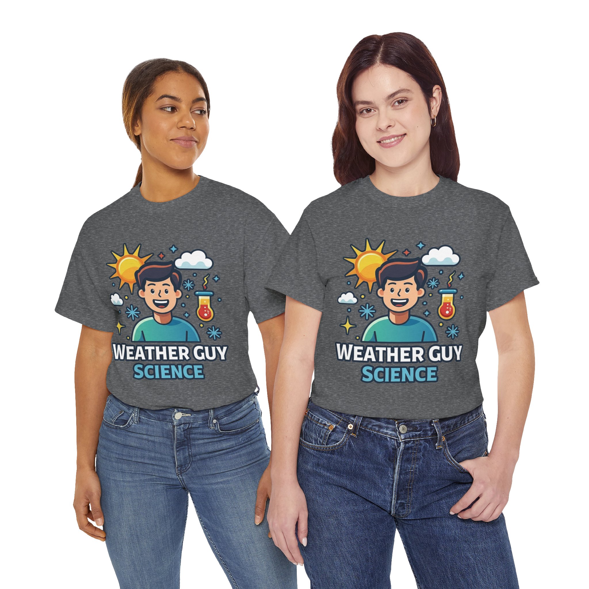 Weather Guy Science T-Shirt - Front Print Only - Image 41