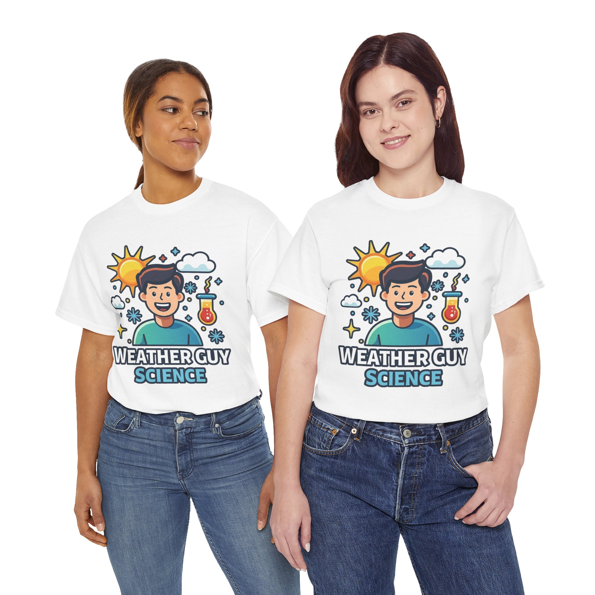 Weather Guy Science T-Shirt - Front Print Only - Image 6