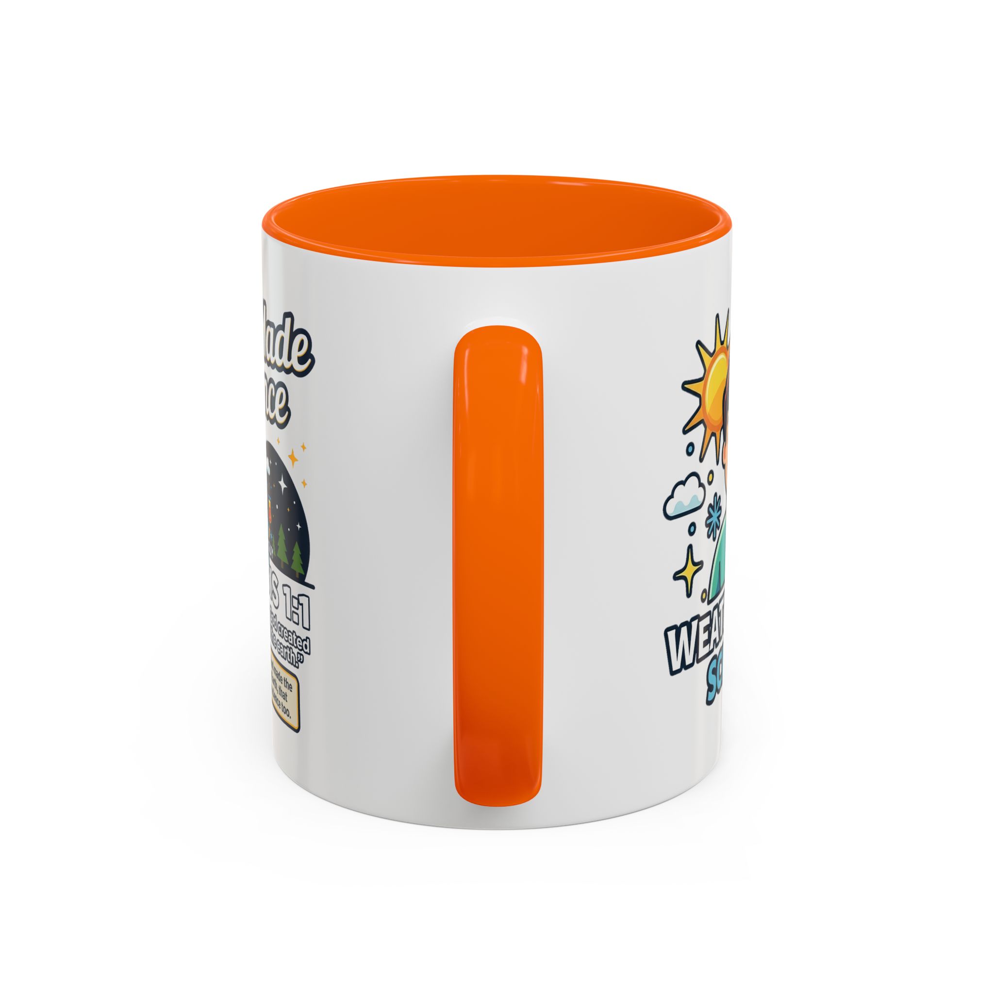 God Made Science Coffee Mug — "Genesis 1:1" Christian Faith & Science Accent Mug - Image 55