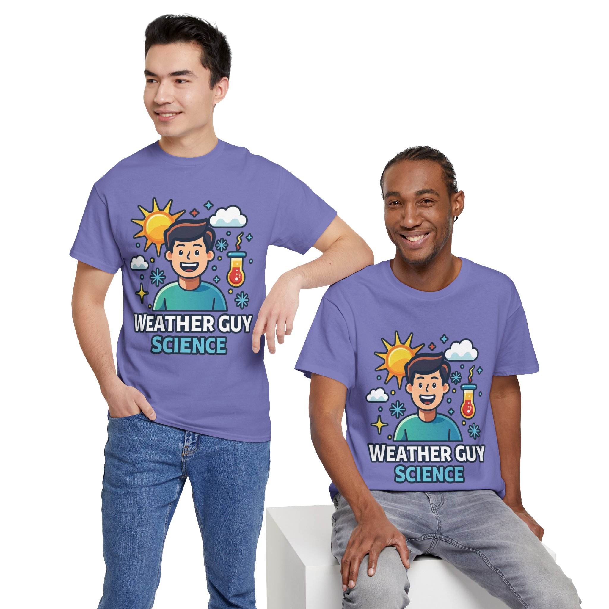 Weather Guy Science T-Shirt - Front Print Only - Image 61