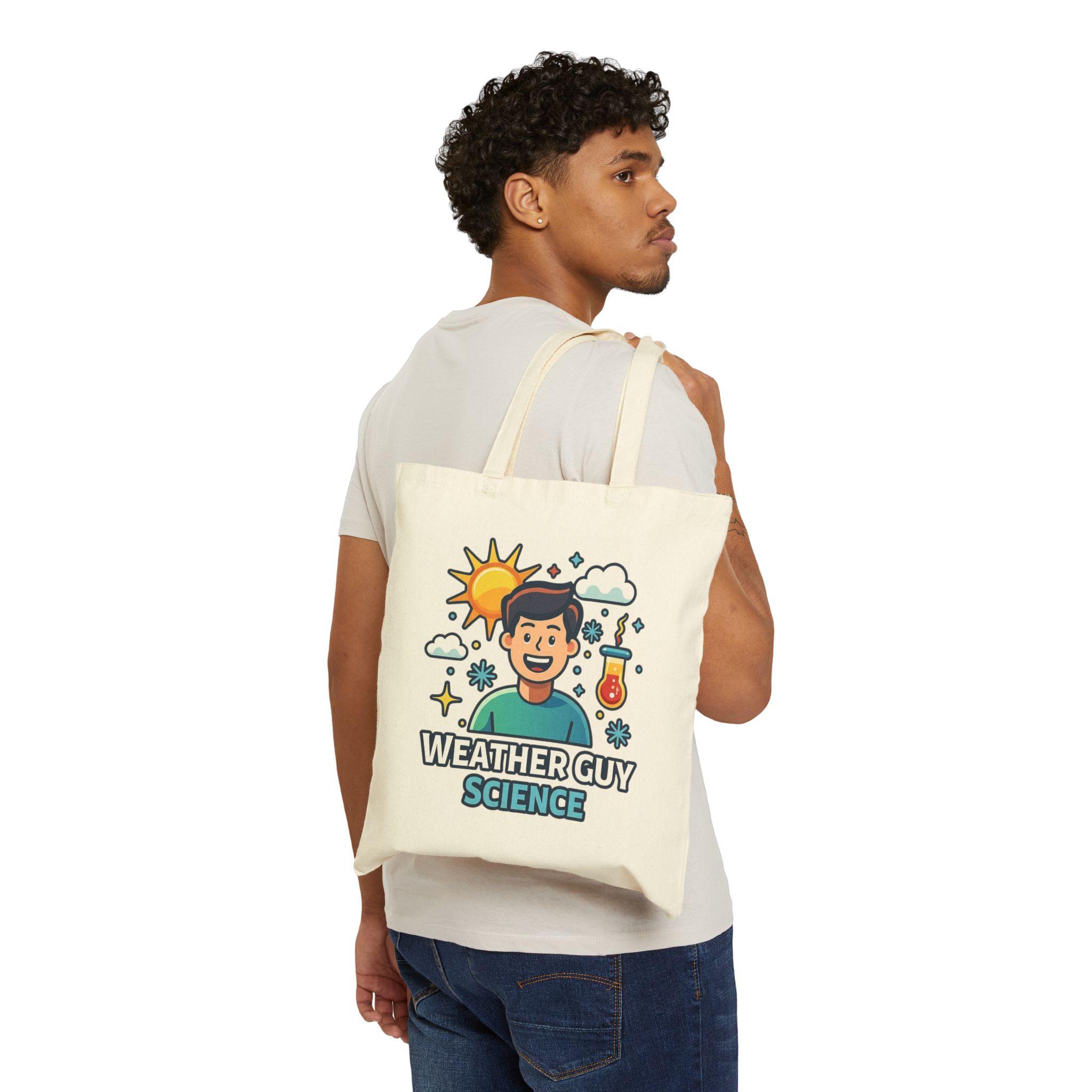 Cotton Canvas Tote Bag - Logo Only - Image 3
