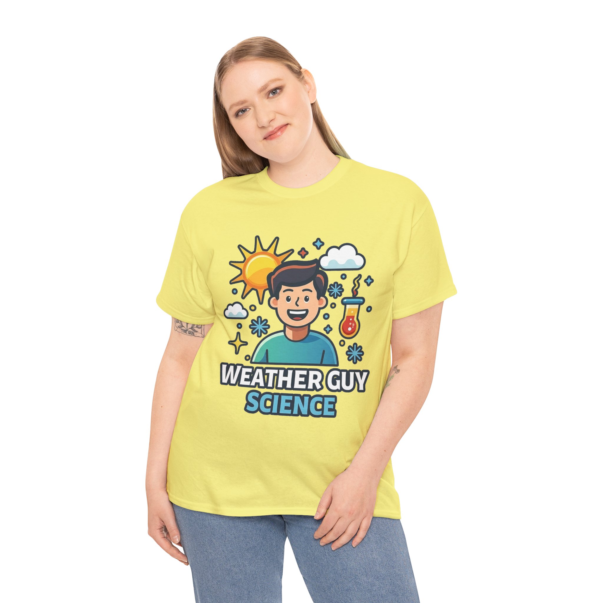 Weather Guy Science T-Shirt - Front Print Only - Image 25