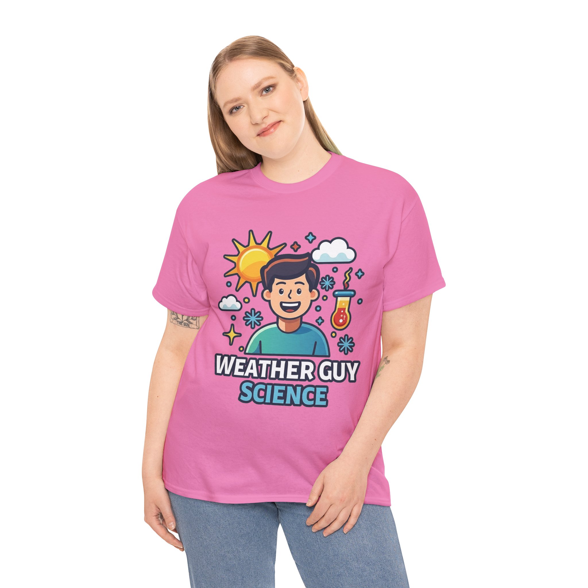 Weather Guy Science T-Shirt - Front Print Only - Image 67