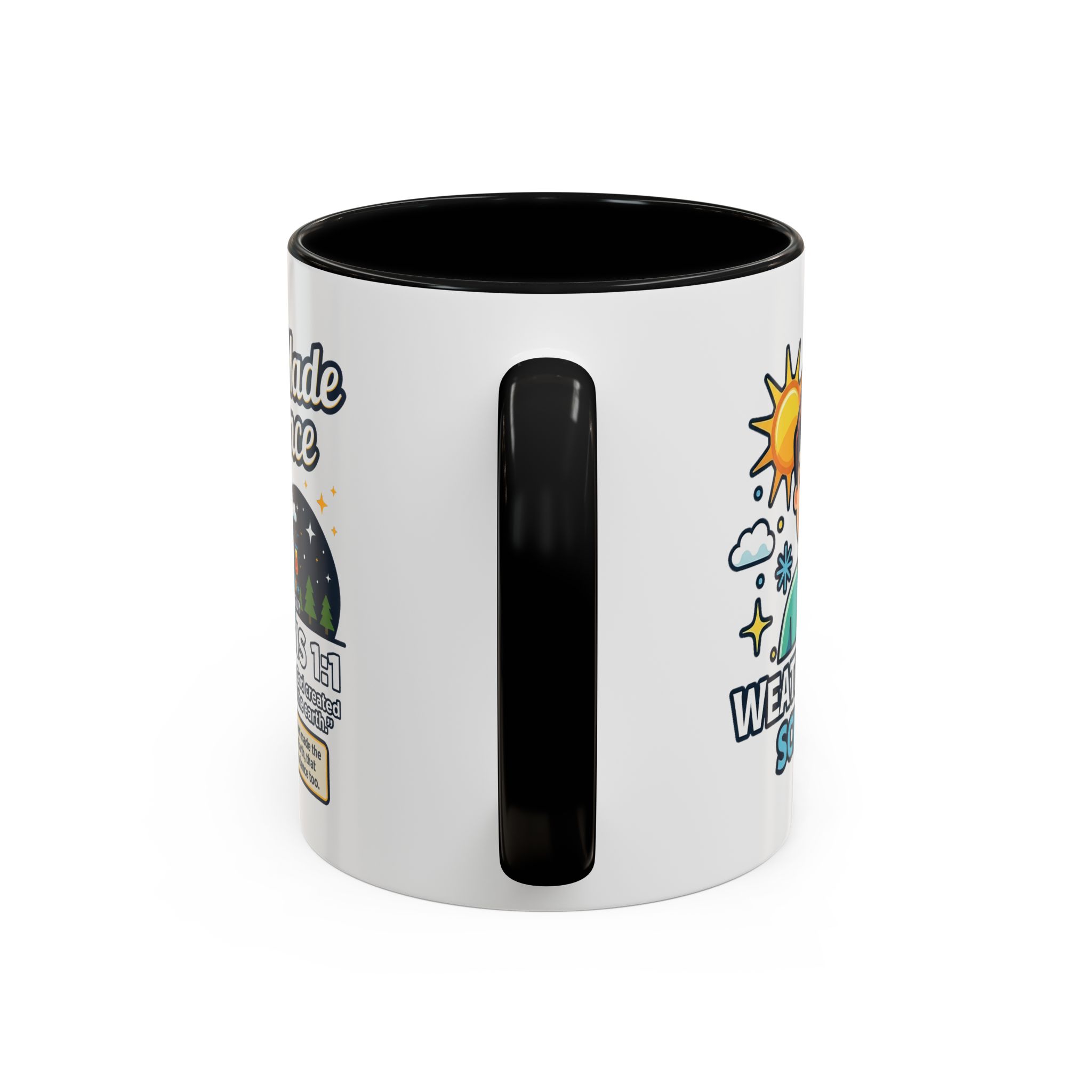 God Made Science Coffee Mug — "Genesis 1:1" Christian Faith & Science Accent Mug - Image 10