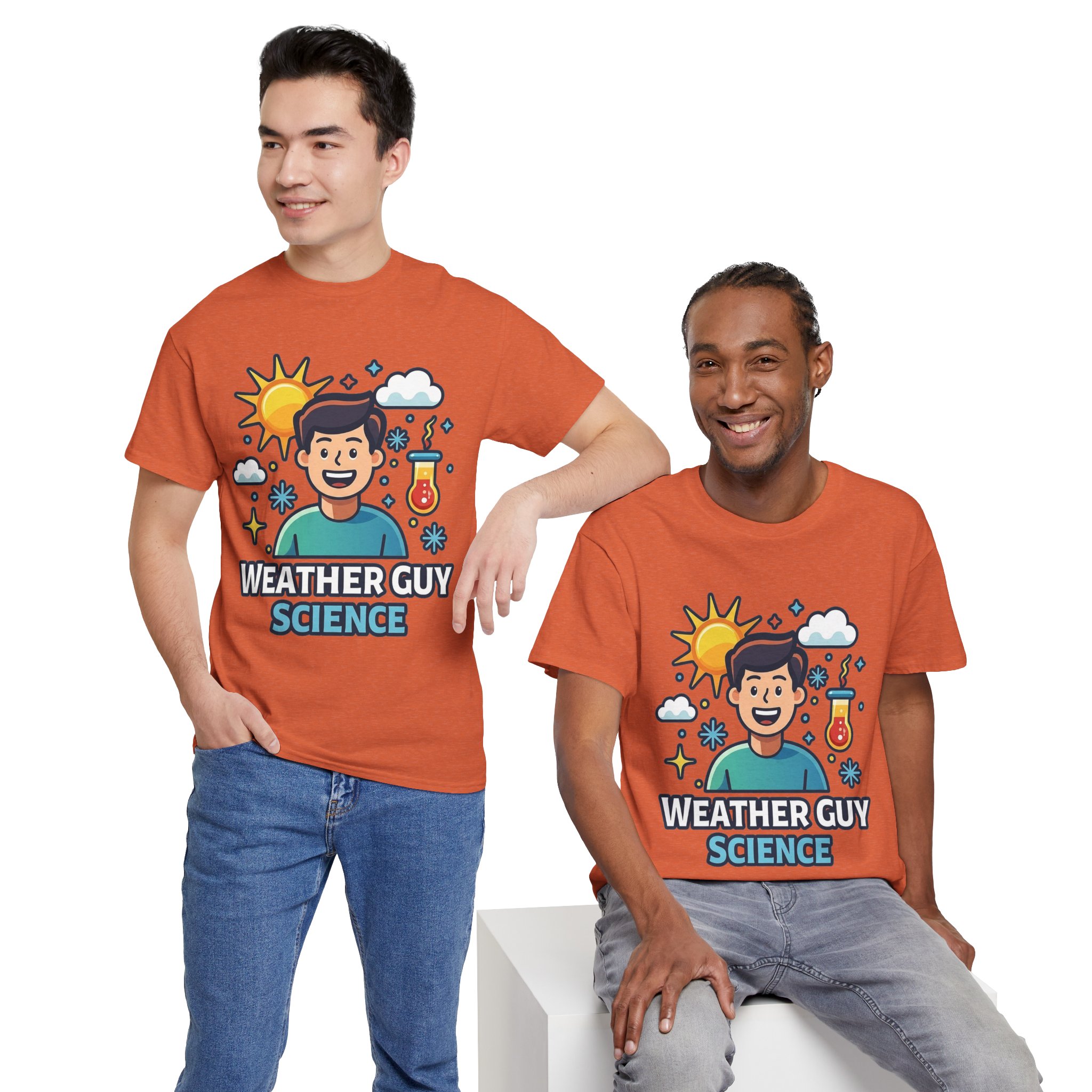 Weather Guy Science T-Shirt - Front Print Only - Image 19