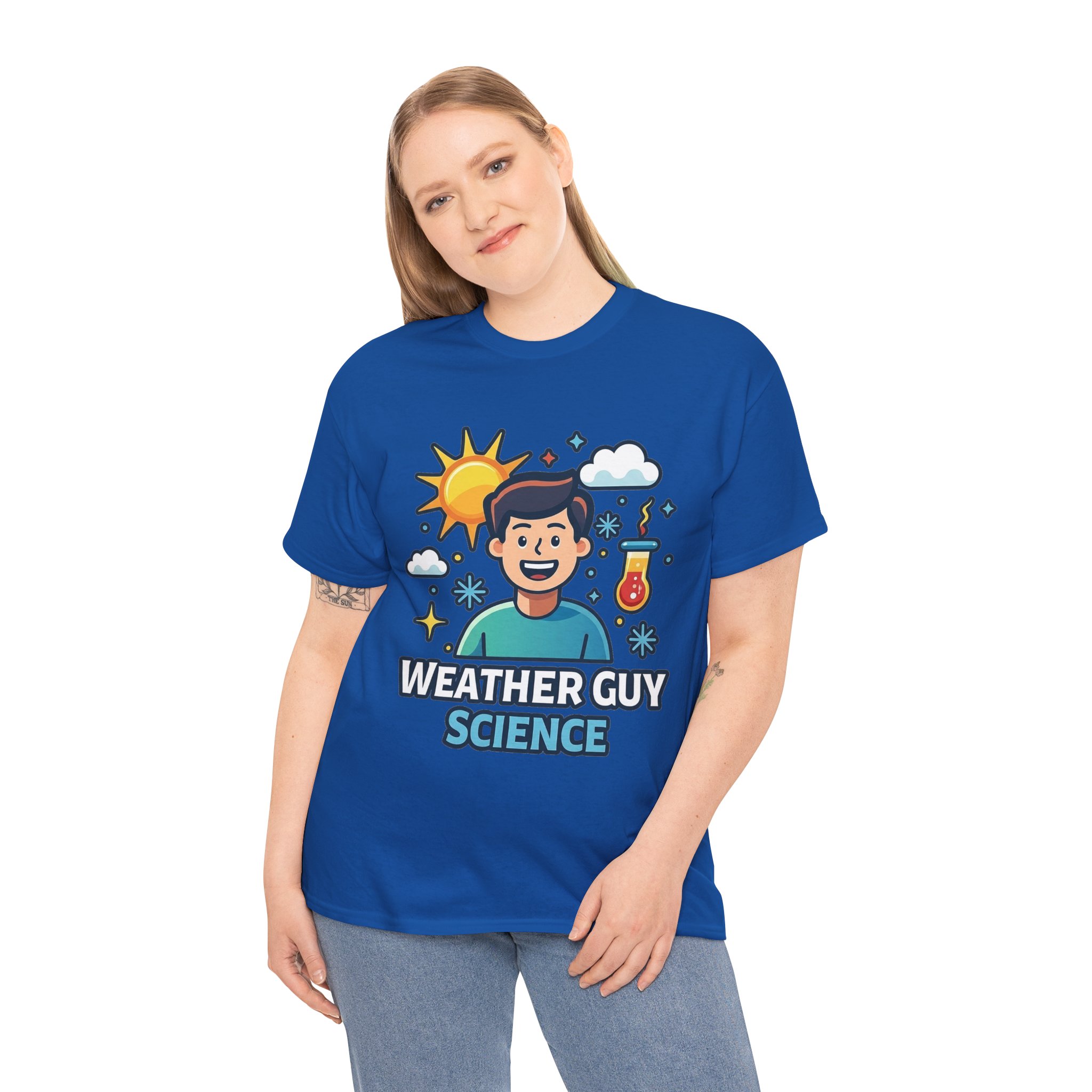 Weather Guy Science T-Shirt - Front Print Only - Image 53