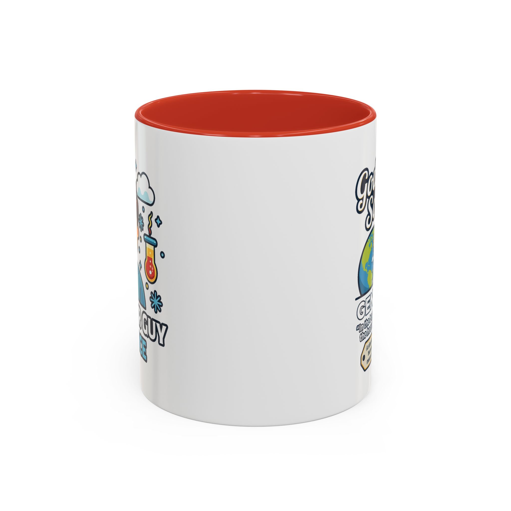 God Made Science Coffee Mug — "Genesis 1:1" Christian Faith & Science Accent Mug - Image 17