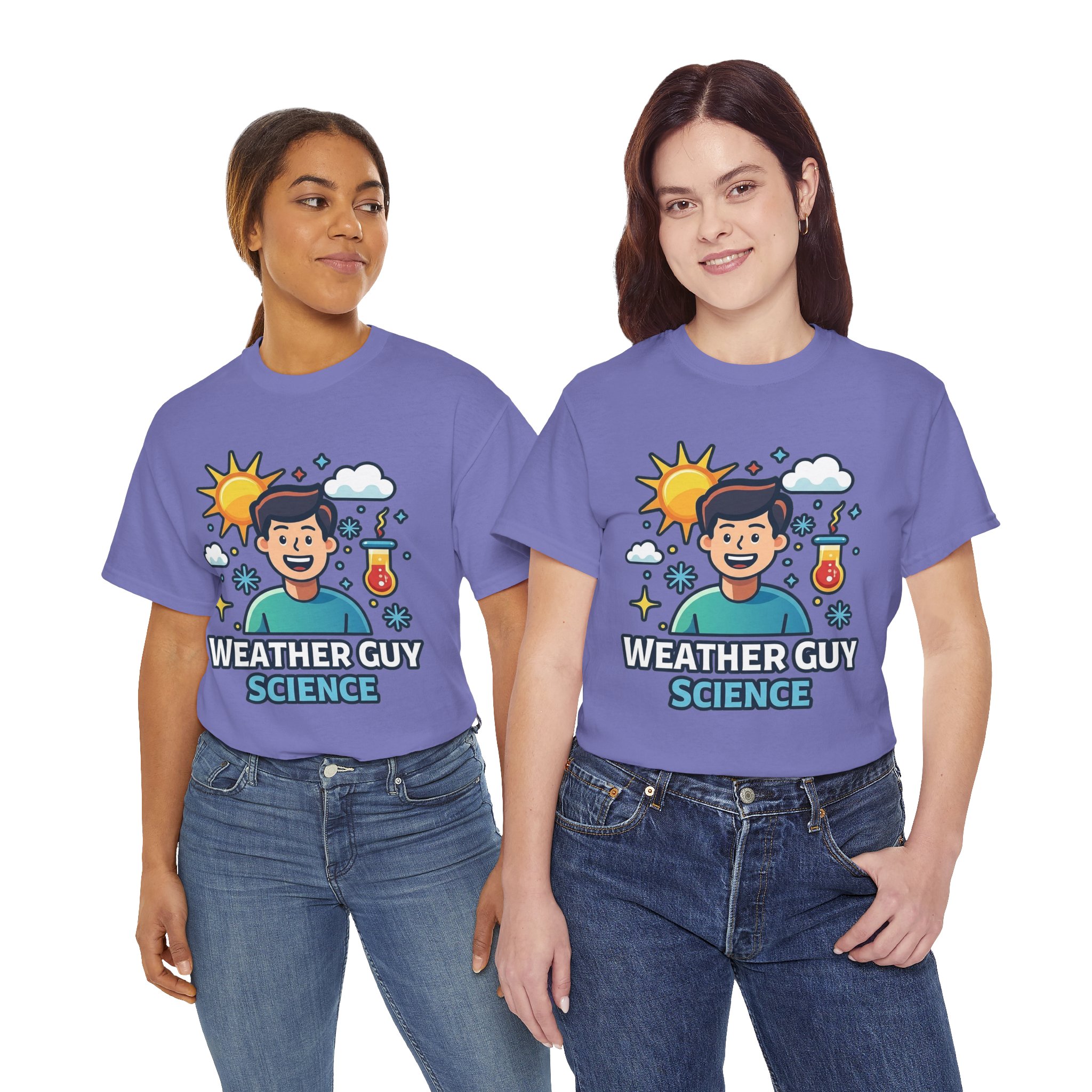 Weather Guy Science T-Shirt - Front Print Only - Image 62