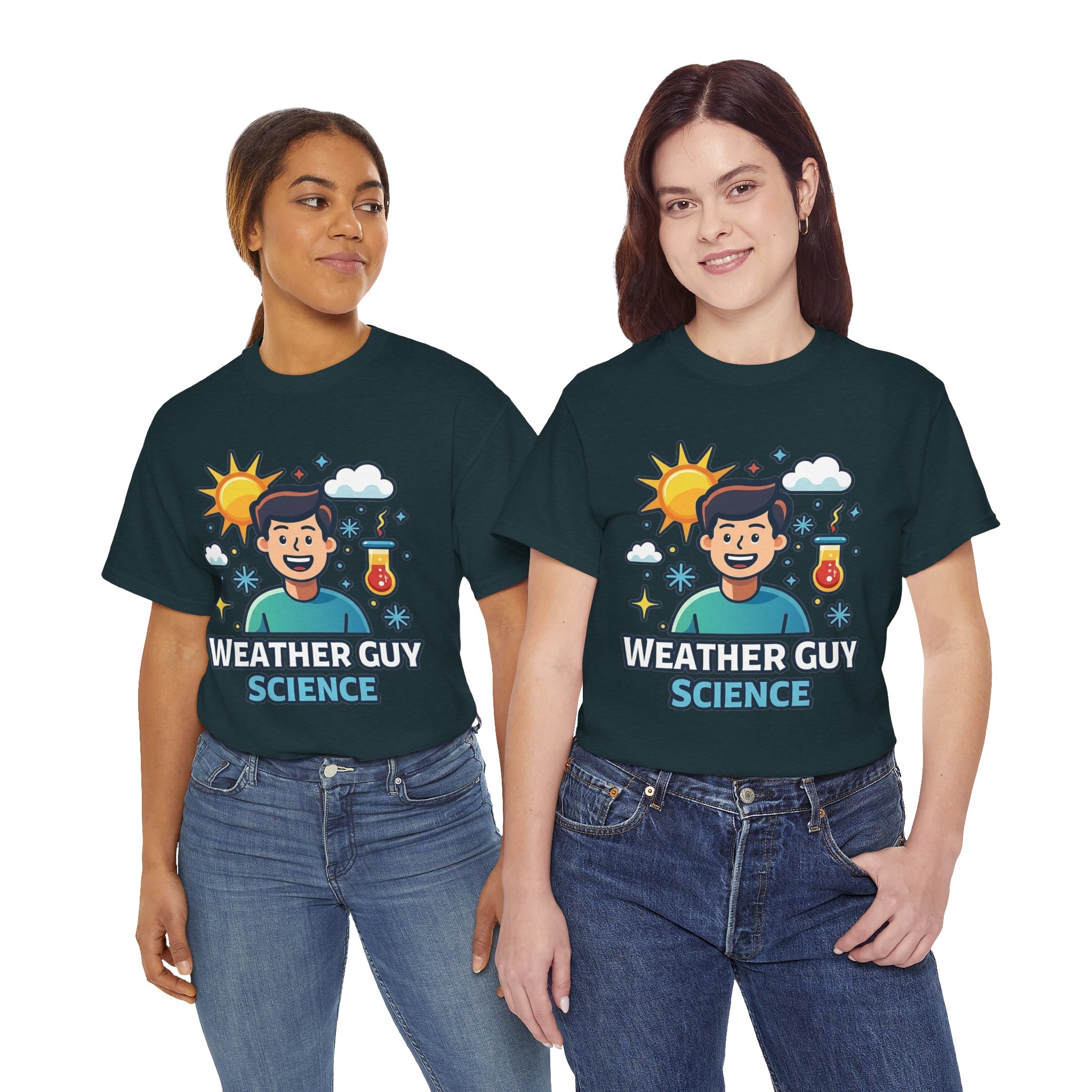 Weather Guy Science T-Shirt - Front Print Only - Image 48