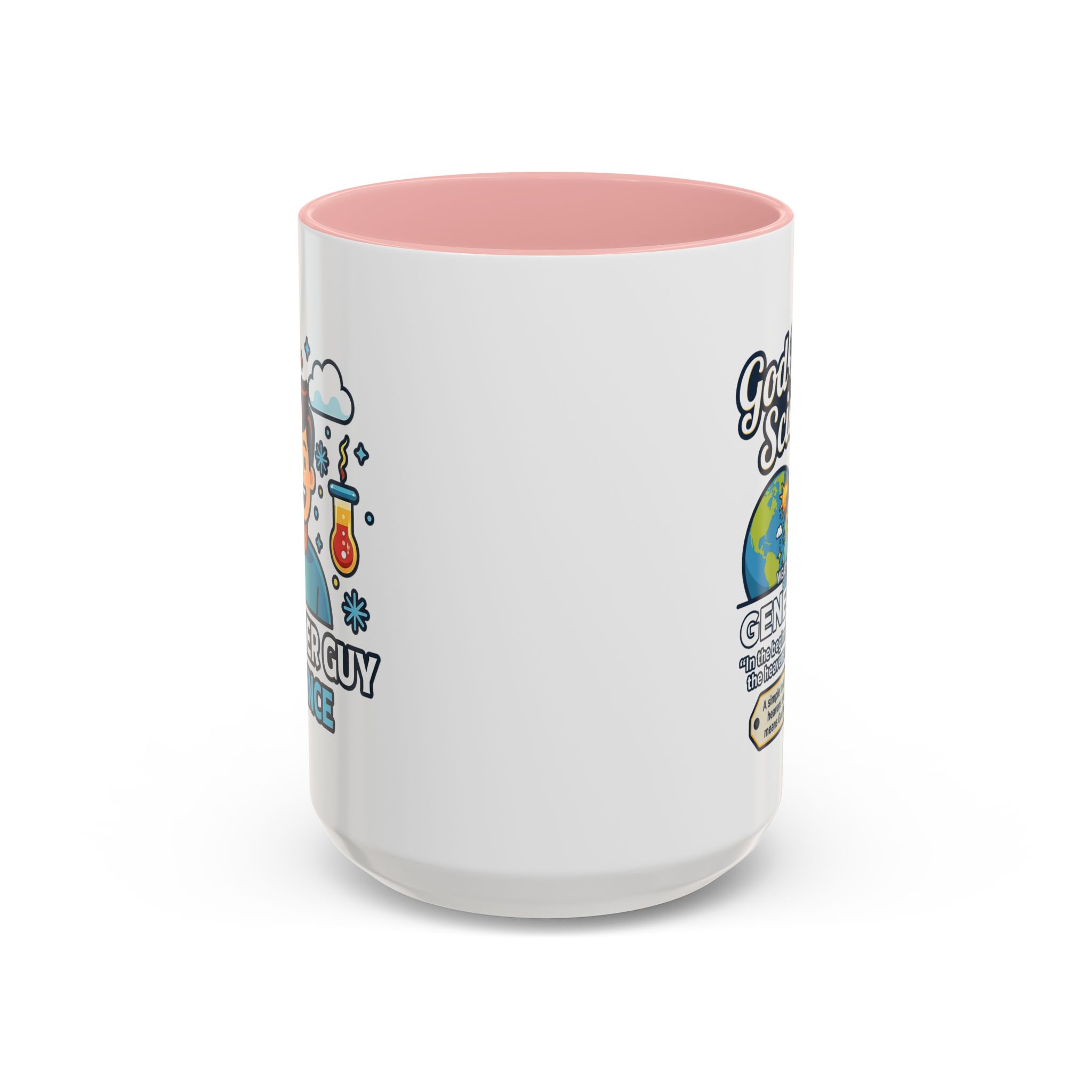 God Made Science Coffee Mug — "Genesis 1:1" Christian Faith & Science Accent Mug - Image 32